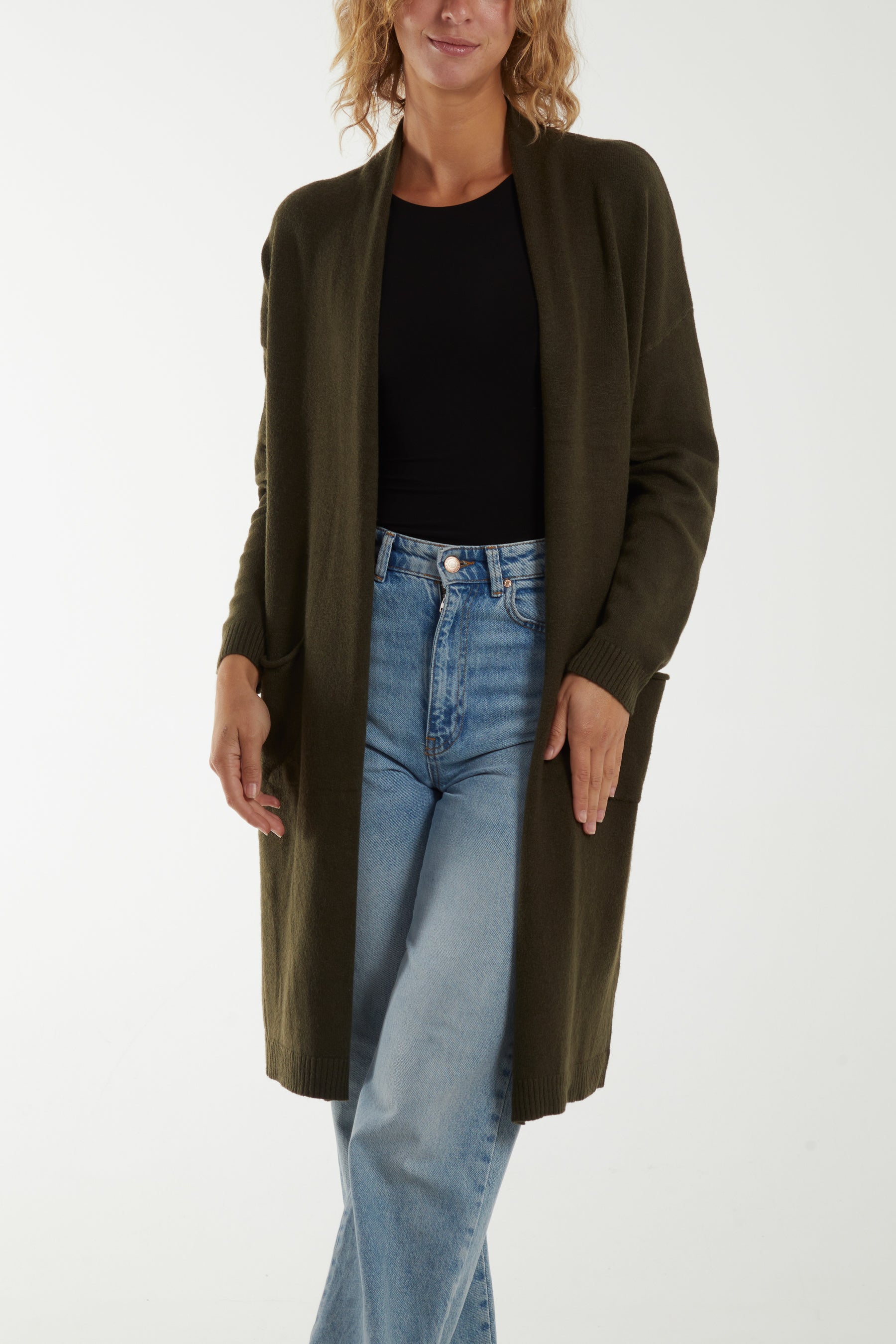 Starred Back Long Cardigan
