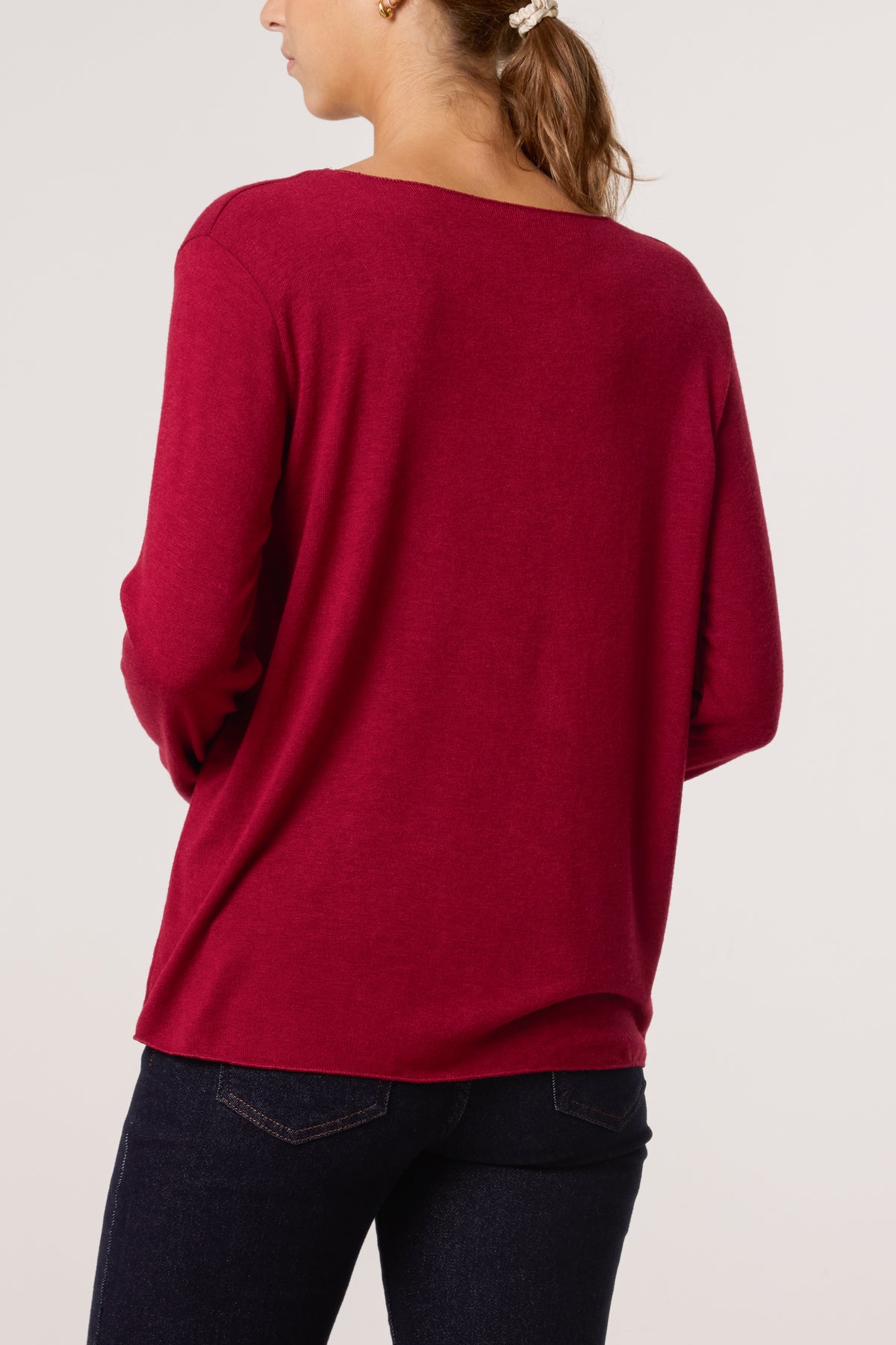 Lobster Fine Knit Jumper