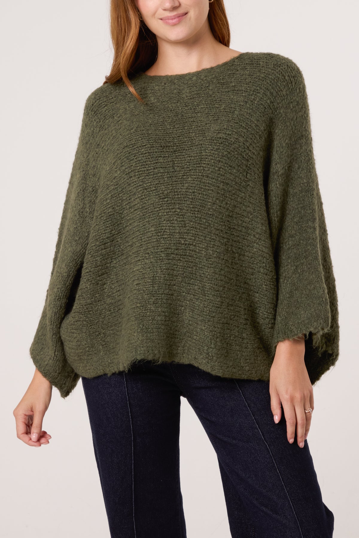 Front Bow Wool Blend Jumper