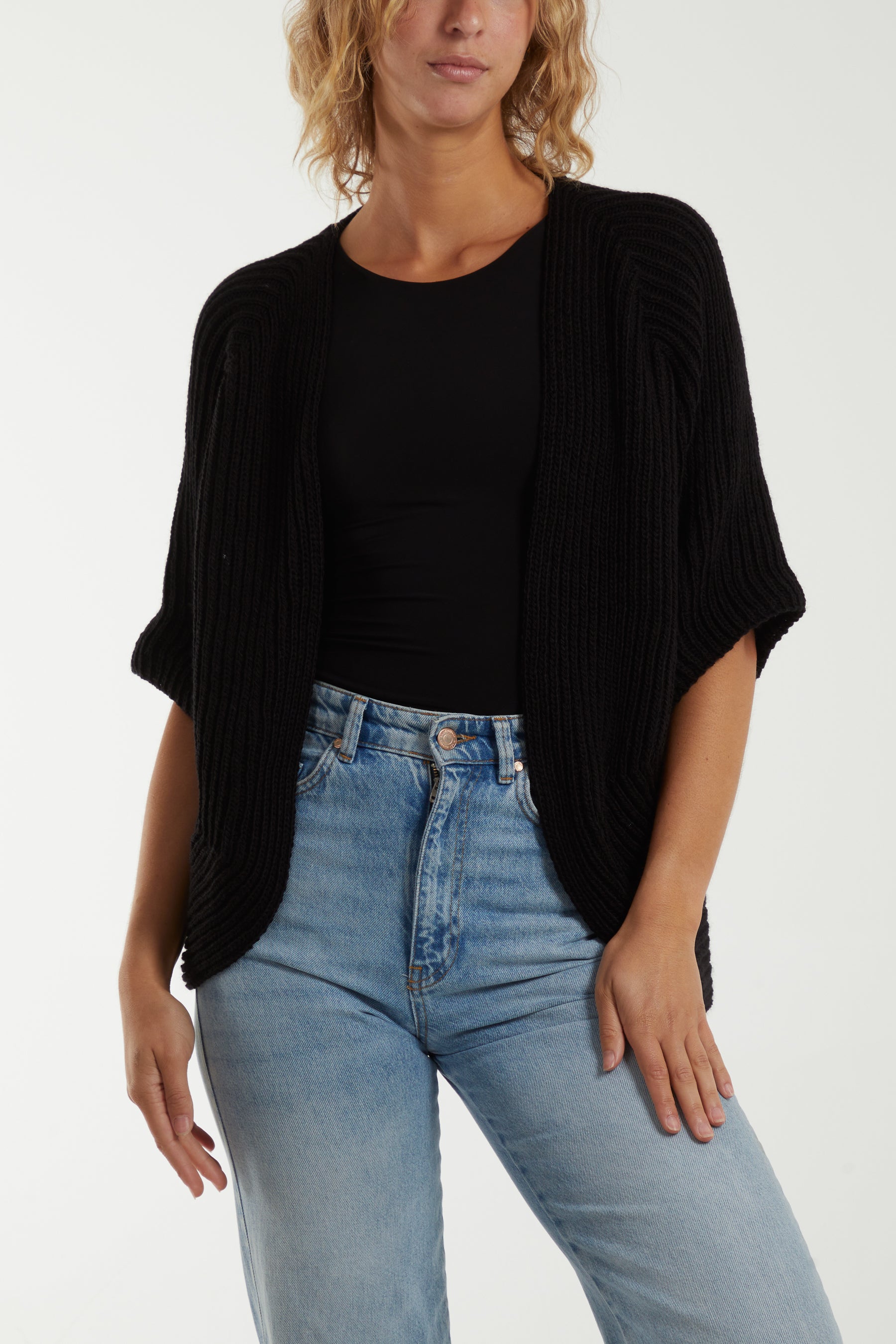 Knitted Kimono Jacket