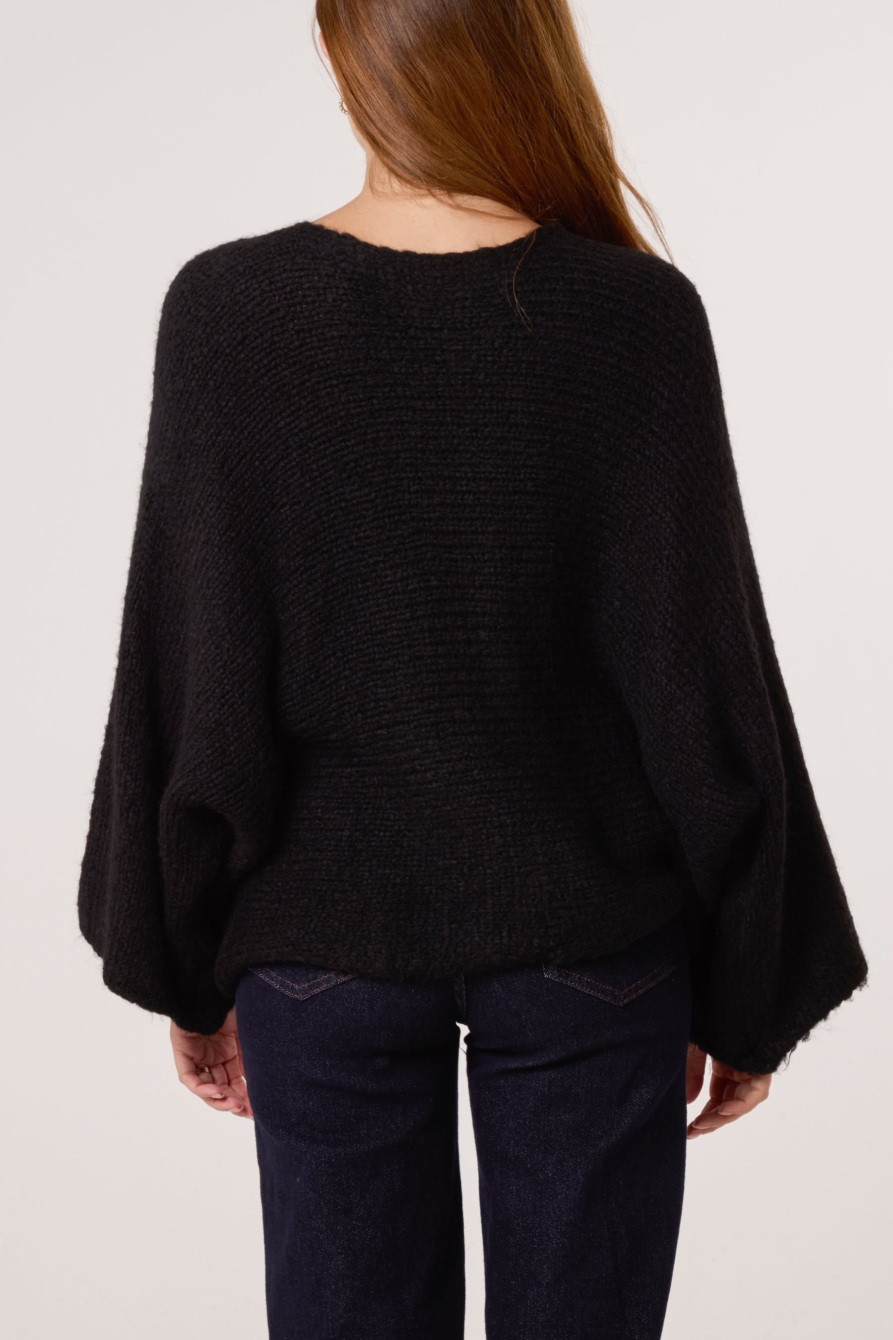 Front Bow Wool Blend Jumper
