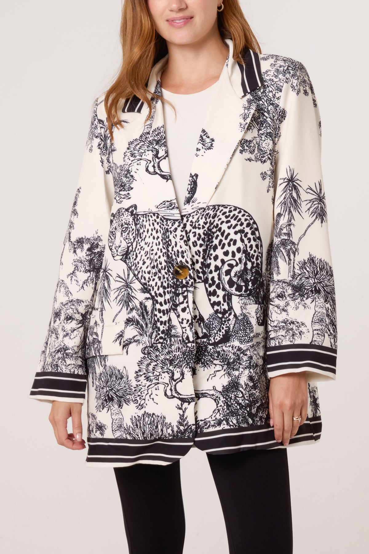 Toile Du Jouy Long Blazer