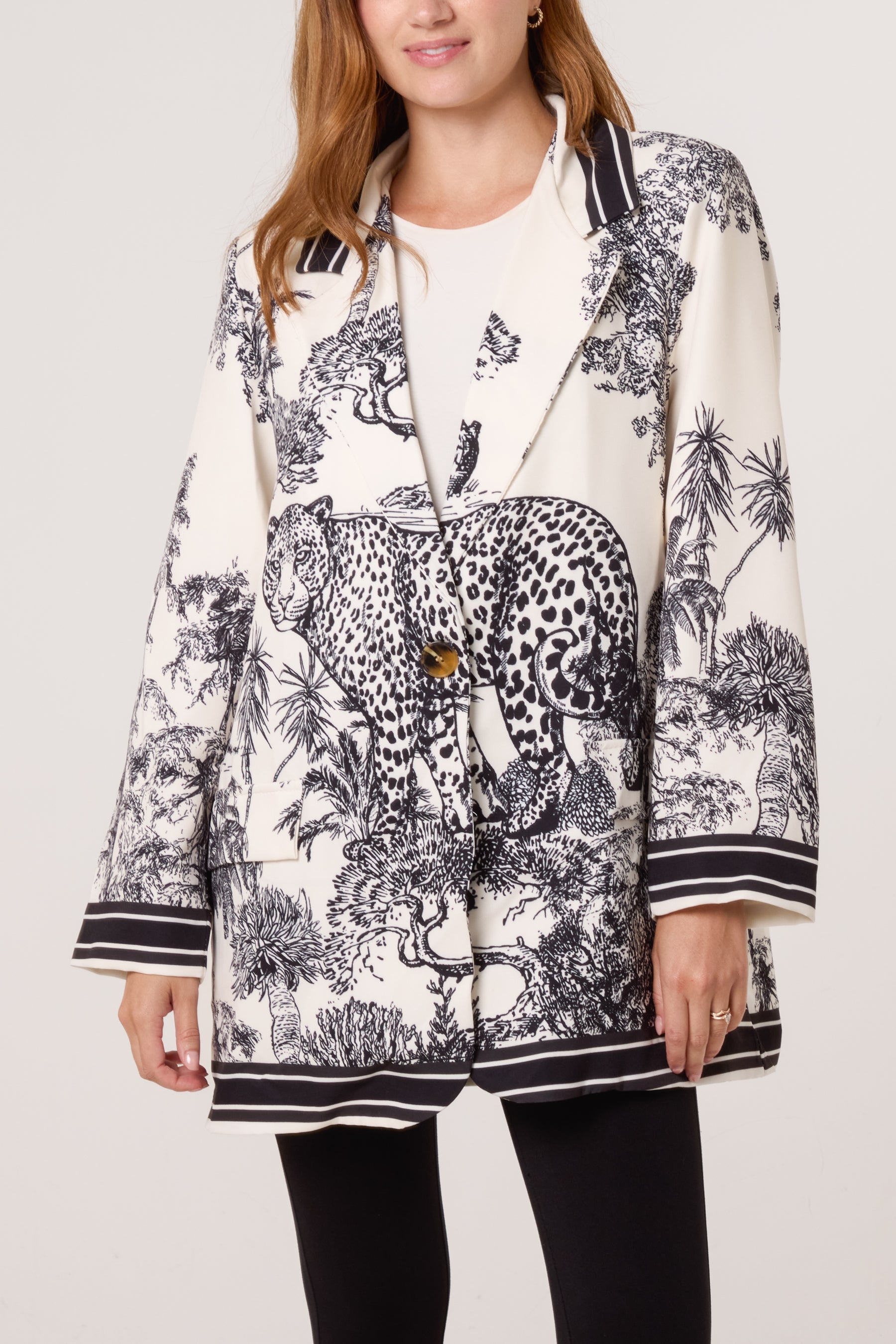 Toile Du Jouy Long Blazer