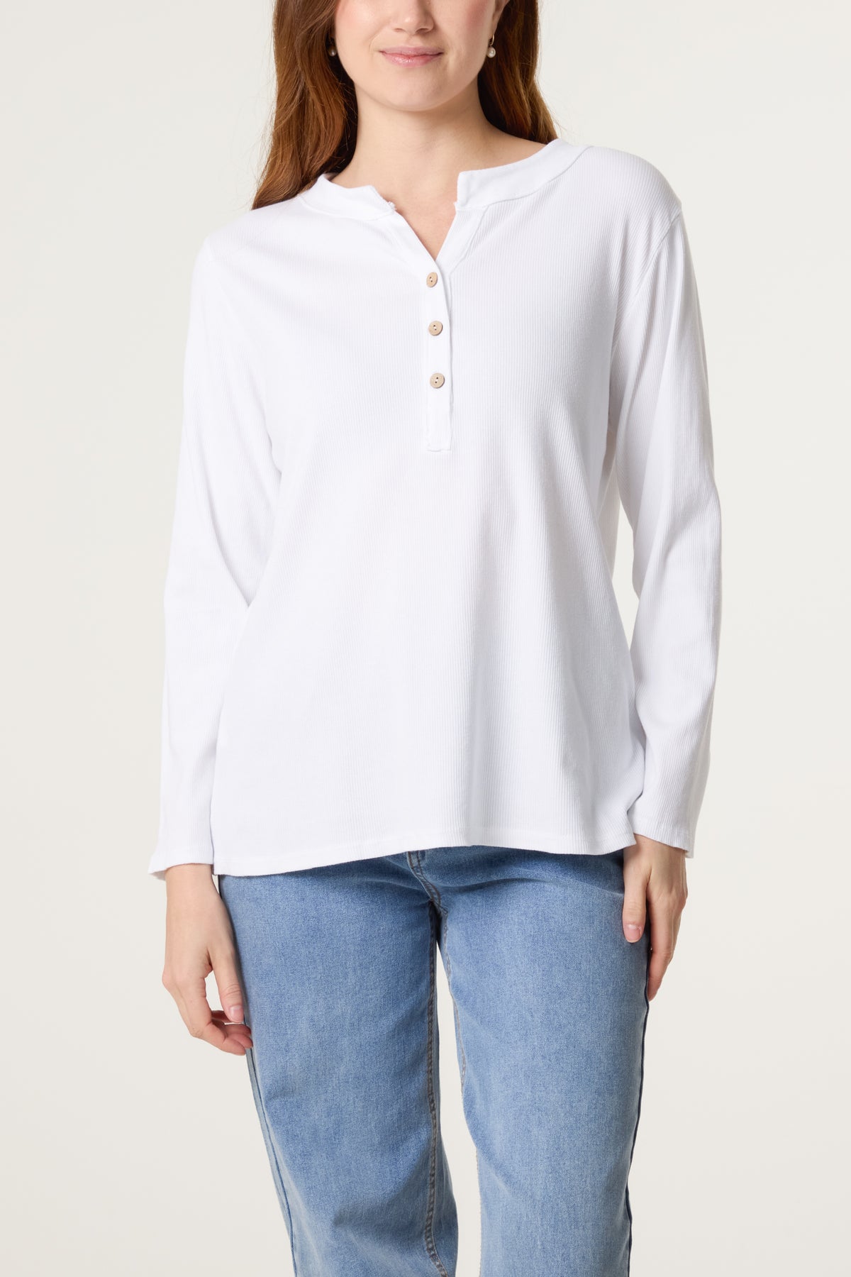 Smiley Face Back Long Sleeve Top