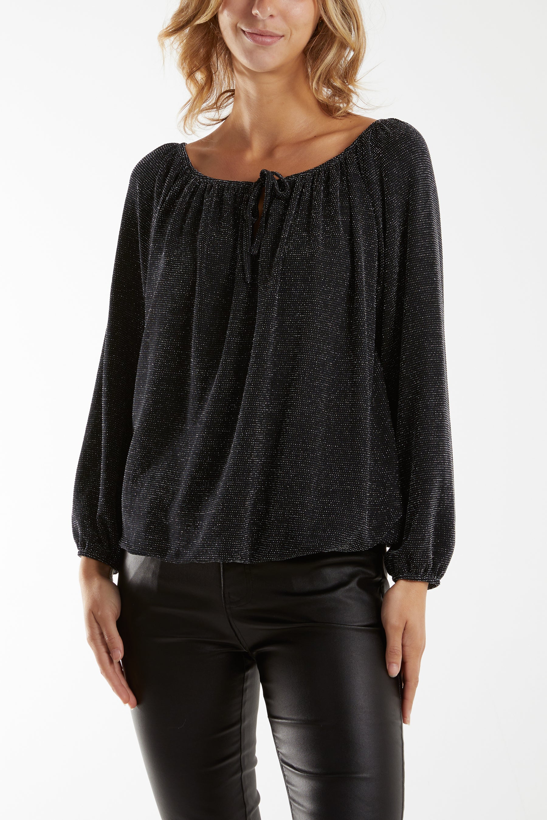 Glitter Bow Blouse