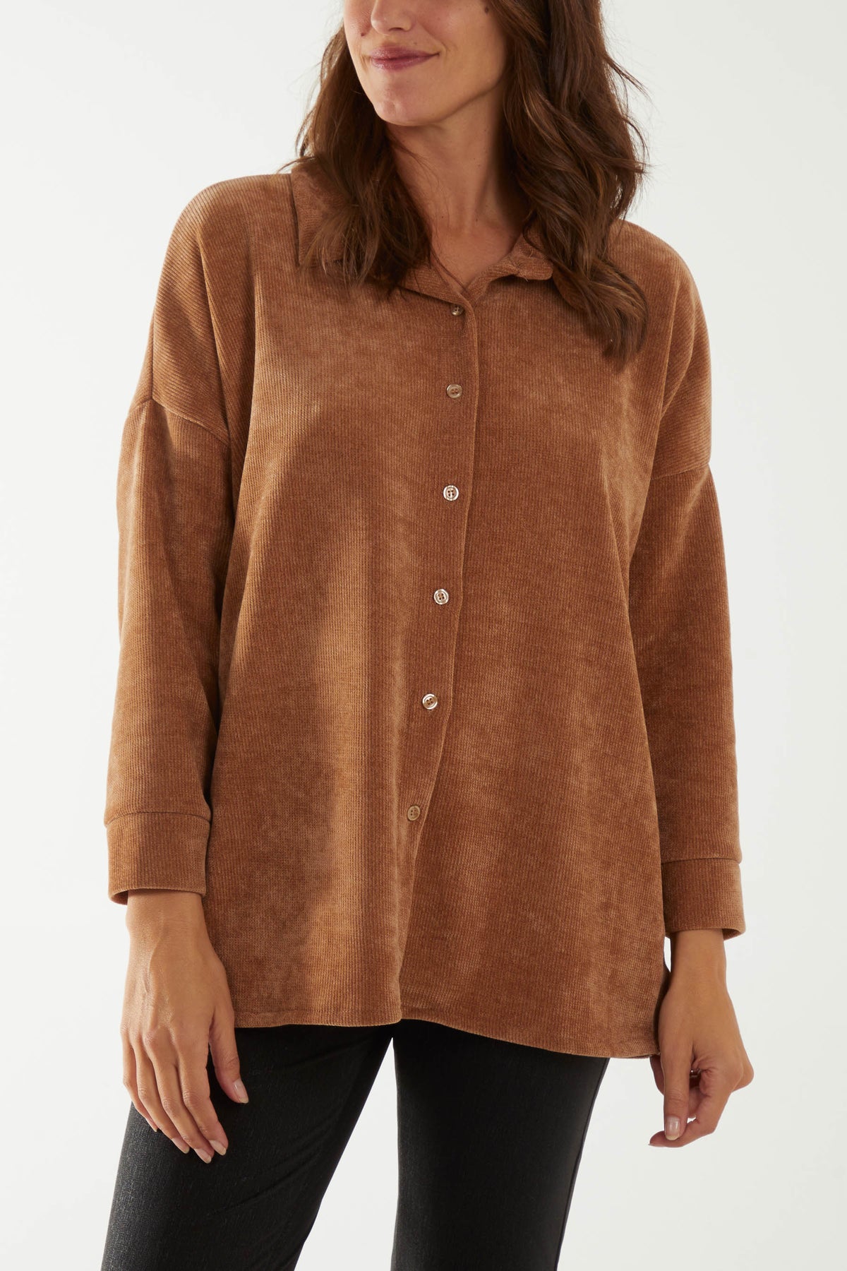 Oversized Corduroy Shirt