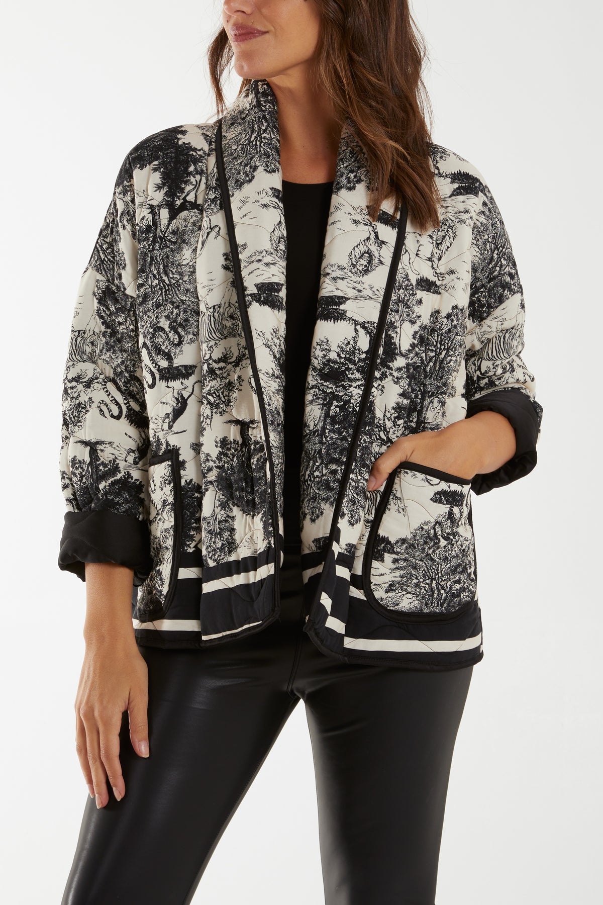 Toile Du Jouy Quilted Jacket