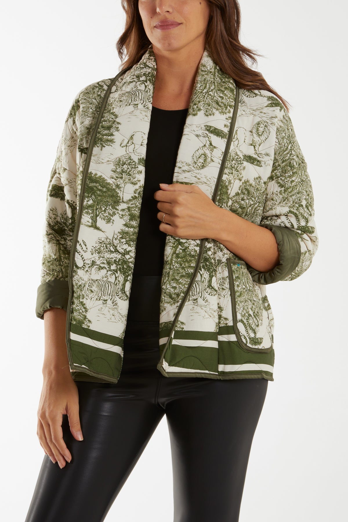 Tuile Du Jouy Quilted Jacket