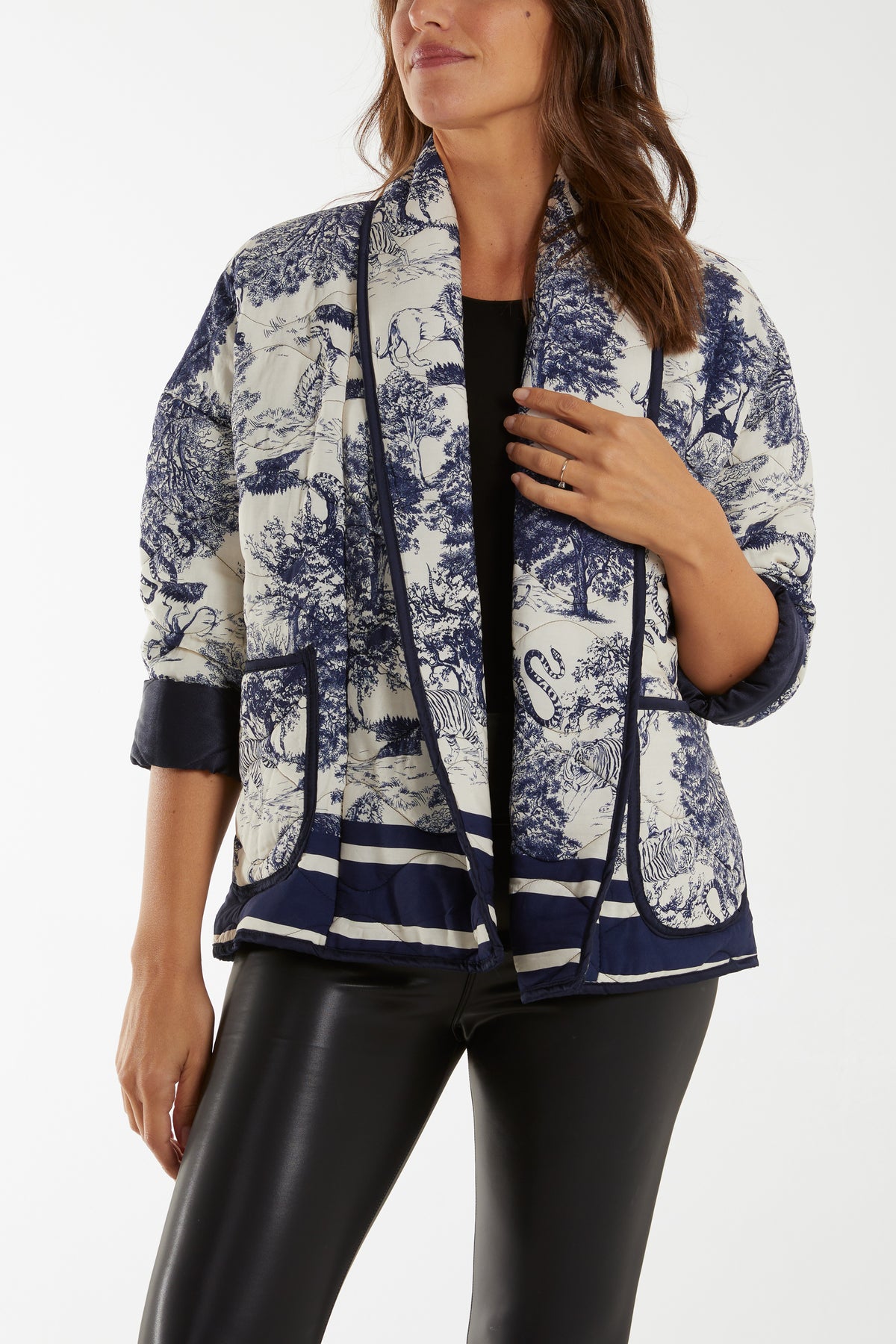 Tuile Du Jouy Quilted Jacket