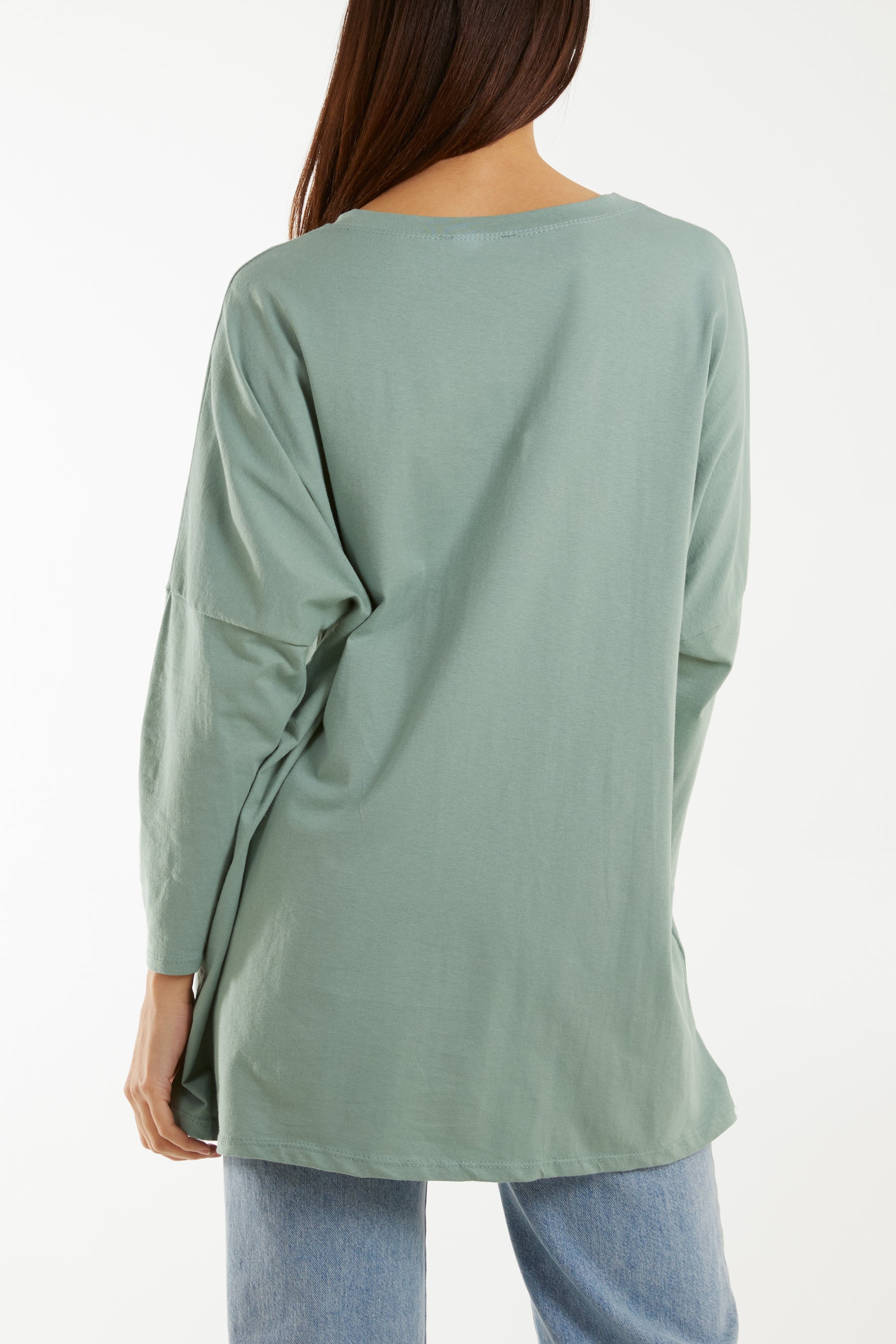 Multicolour Fluffy Daisy Long Sleeve Top