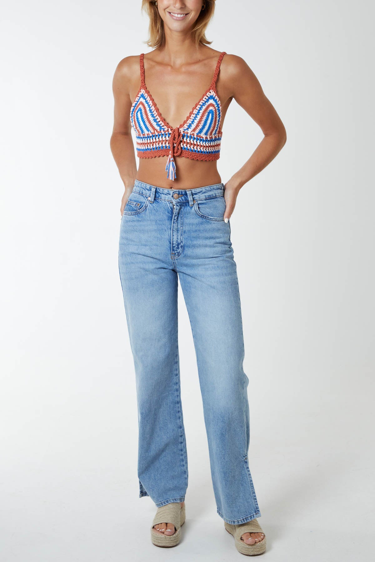 Crochet Tie Neck Bralet