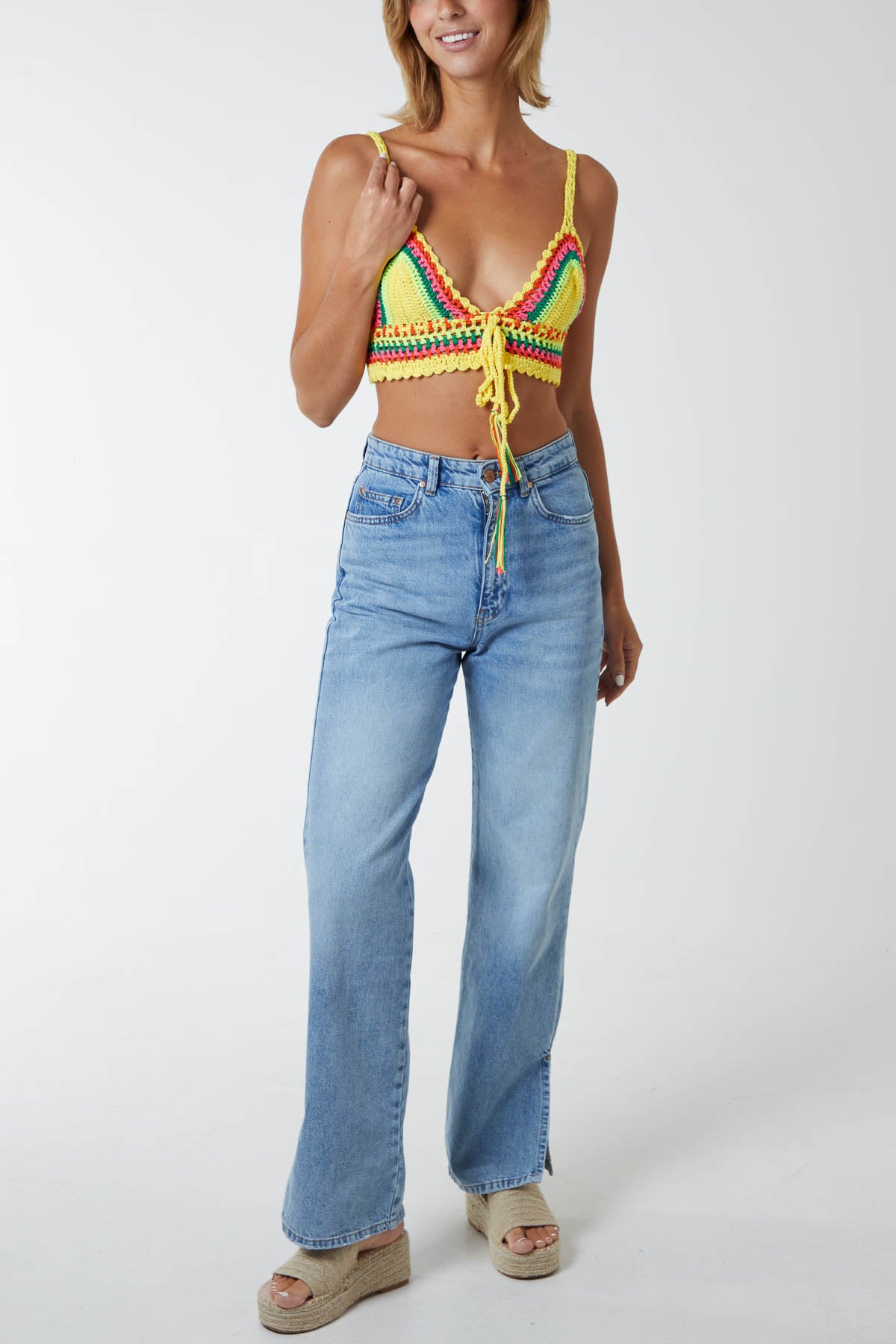 Crochet Tie Neck Bralet
