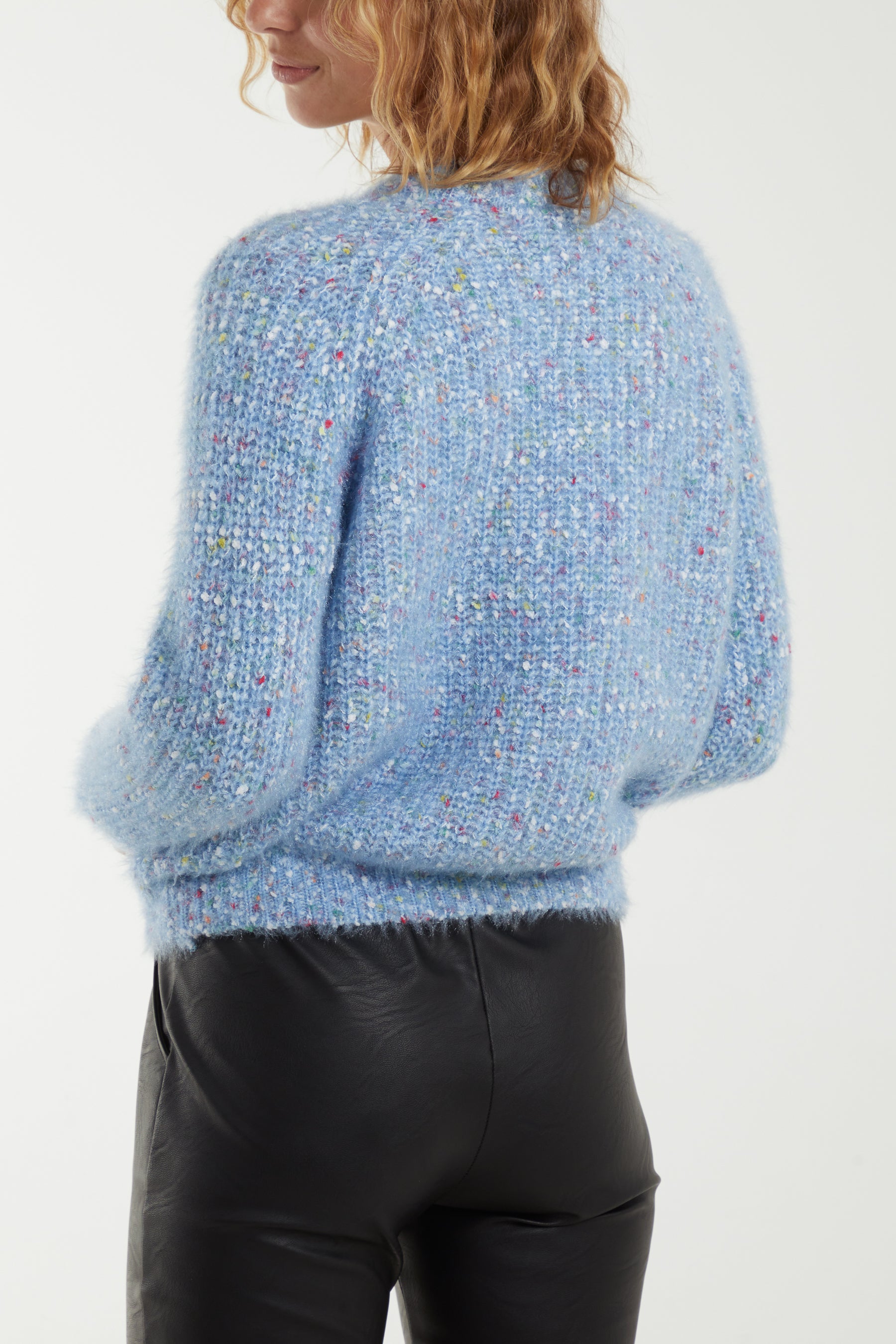 Space Dye Fluffy Knit Jumper
