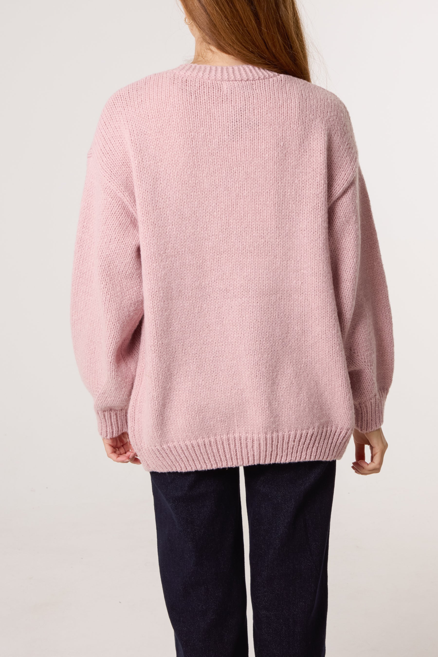 Flocking Daisy Open Knit Cardigan