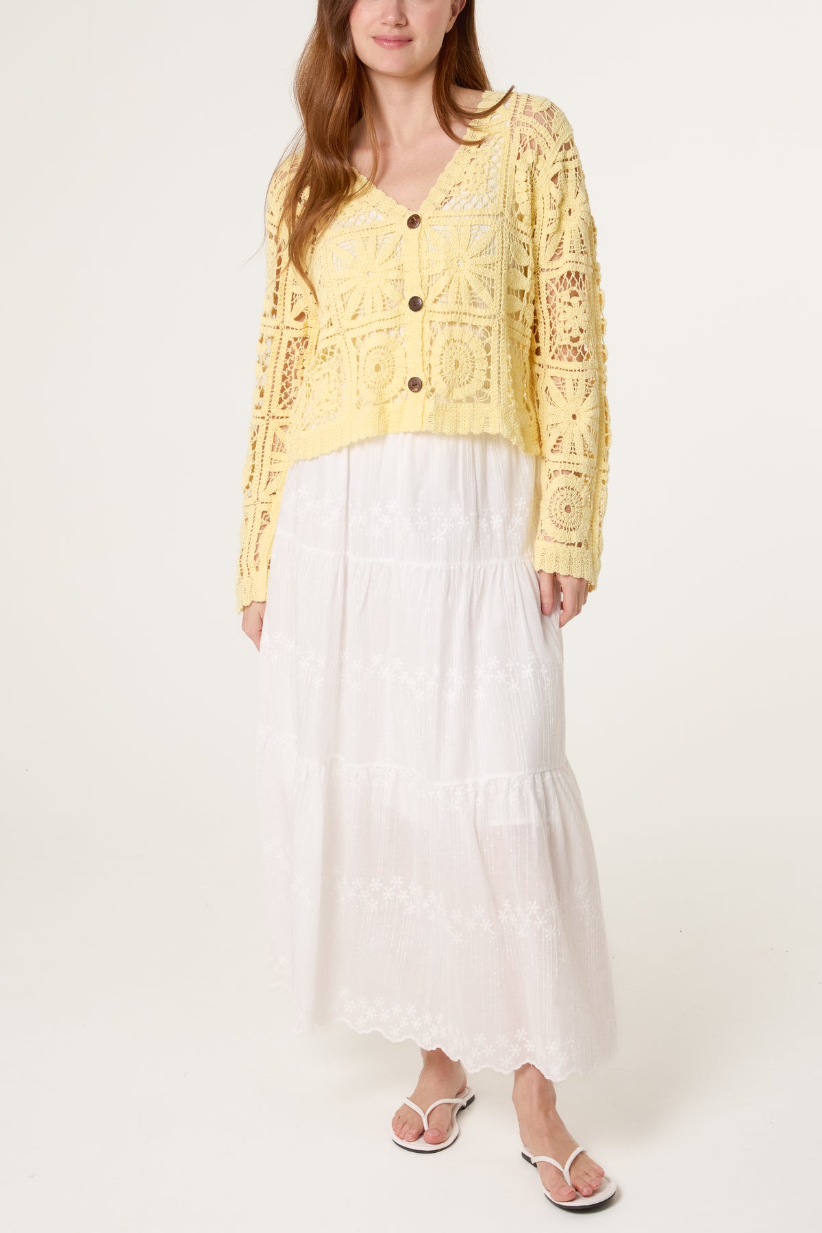 Summer Patchwork Crochet Cardigan