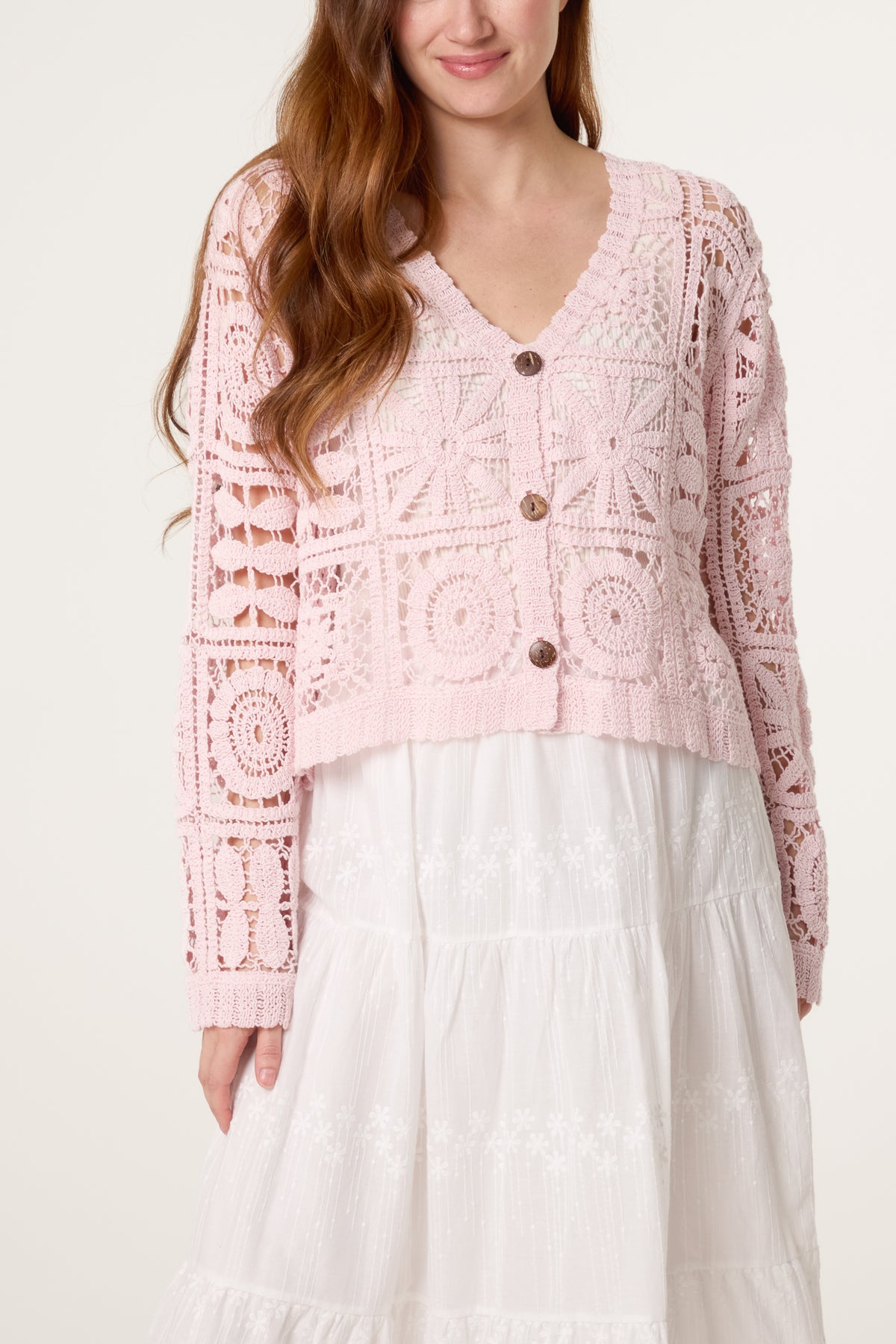 Summer Patchwork Crochet Cardigan