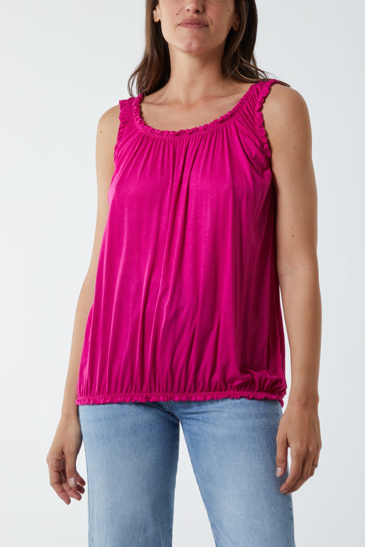 Balloon Frill Vest Top