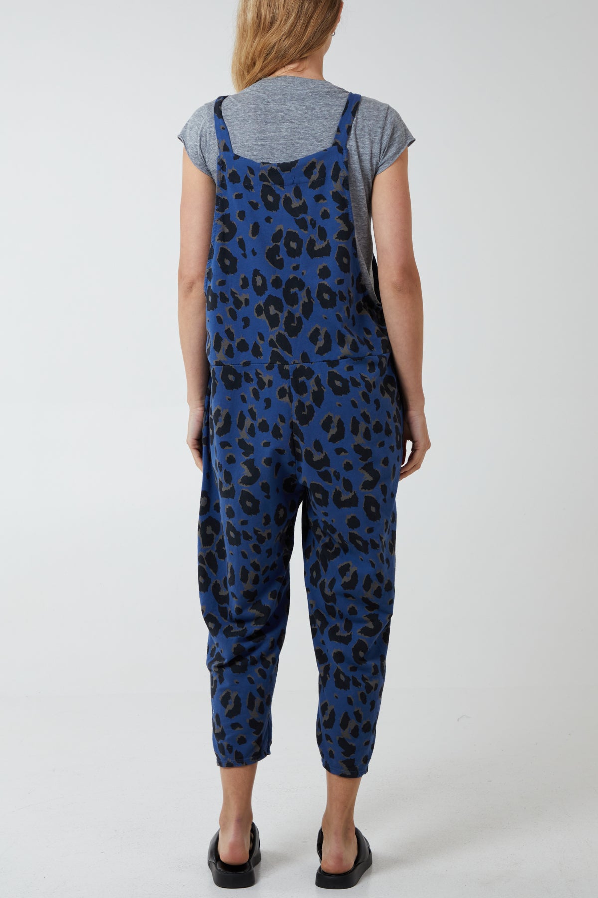 Leopard Print Dungarees
