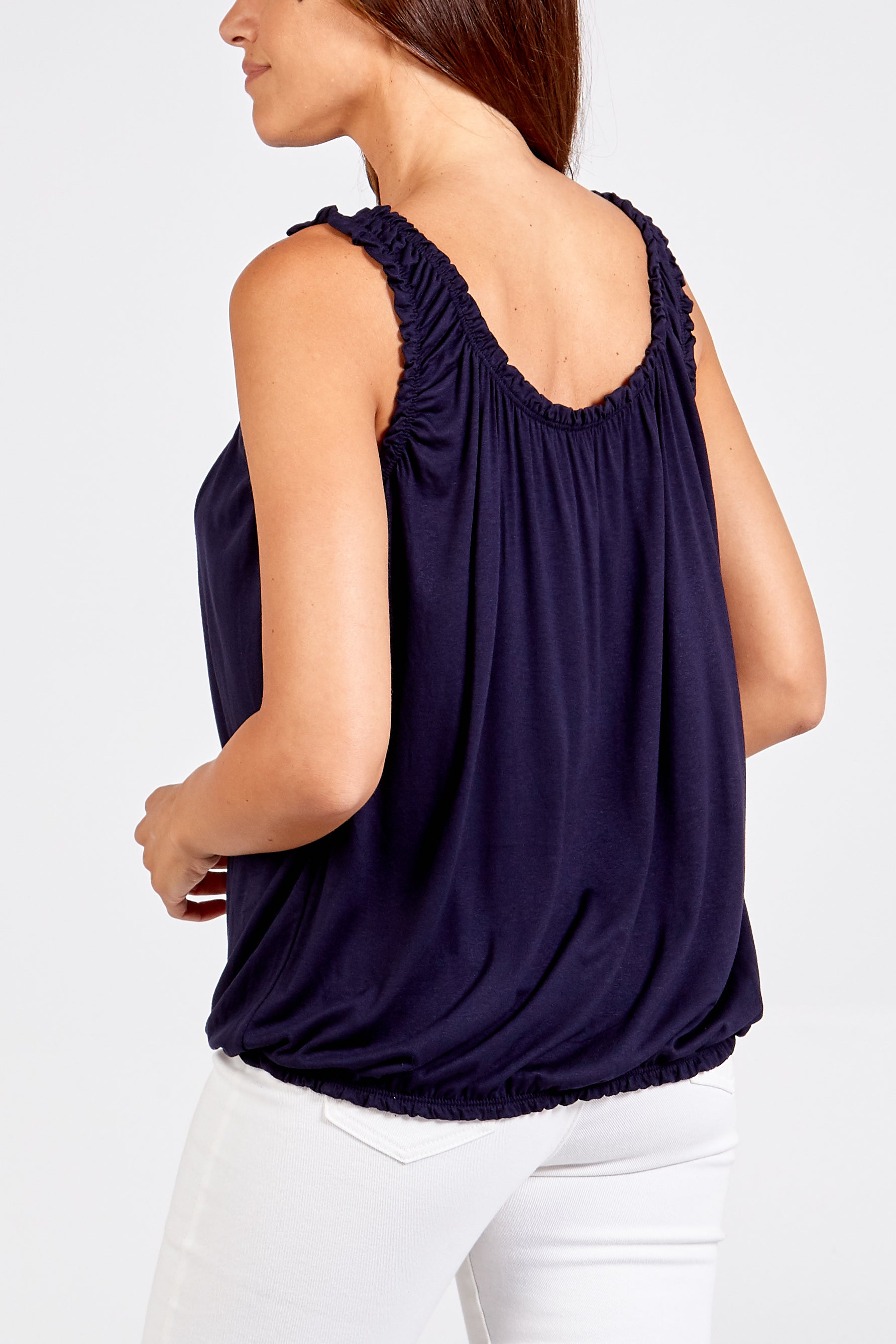 Balloon Frill Vest Top