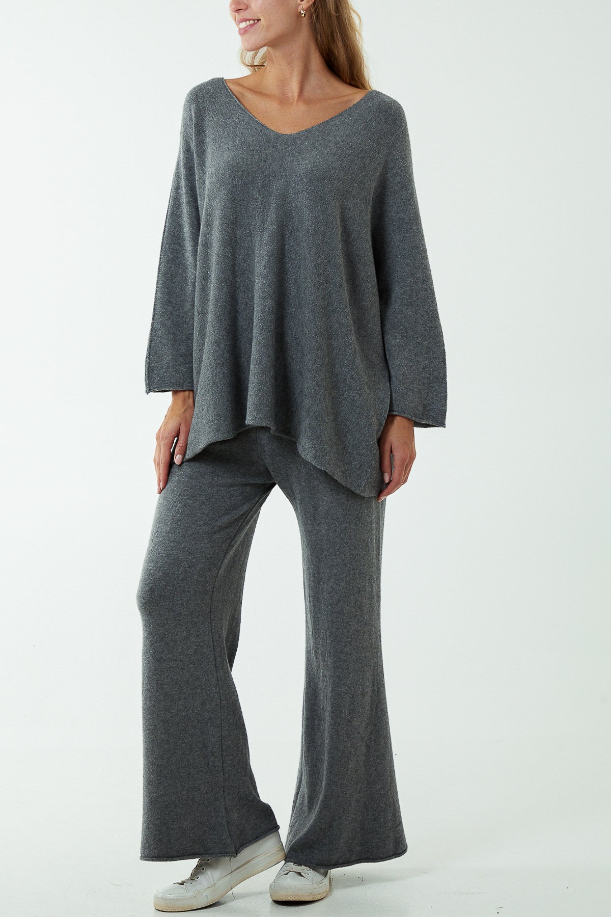 V-Neck Soft Touch Lounge Set