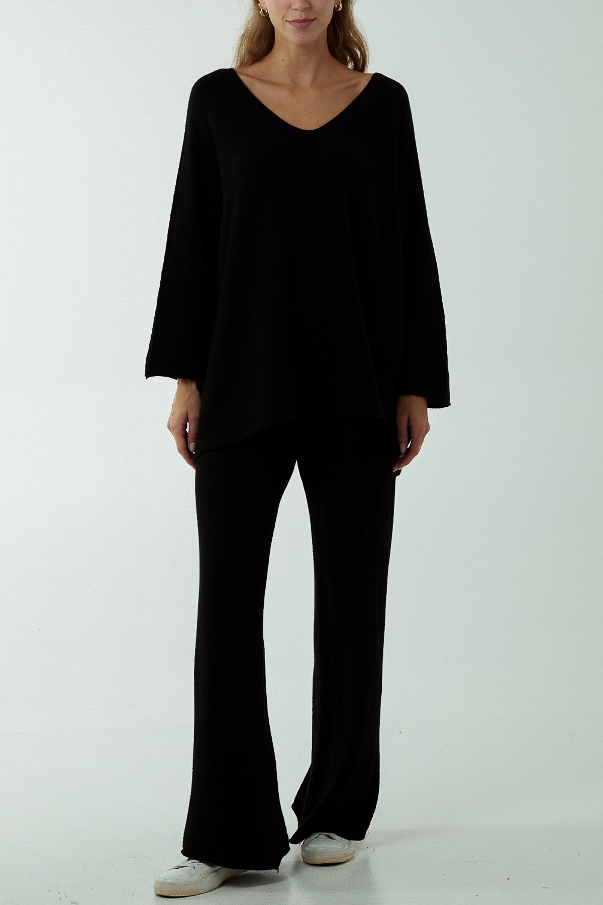 V-Neck Soft Touch Lounge Set