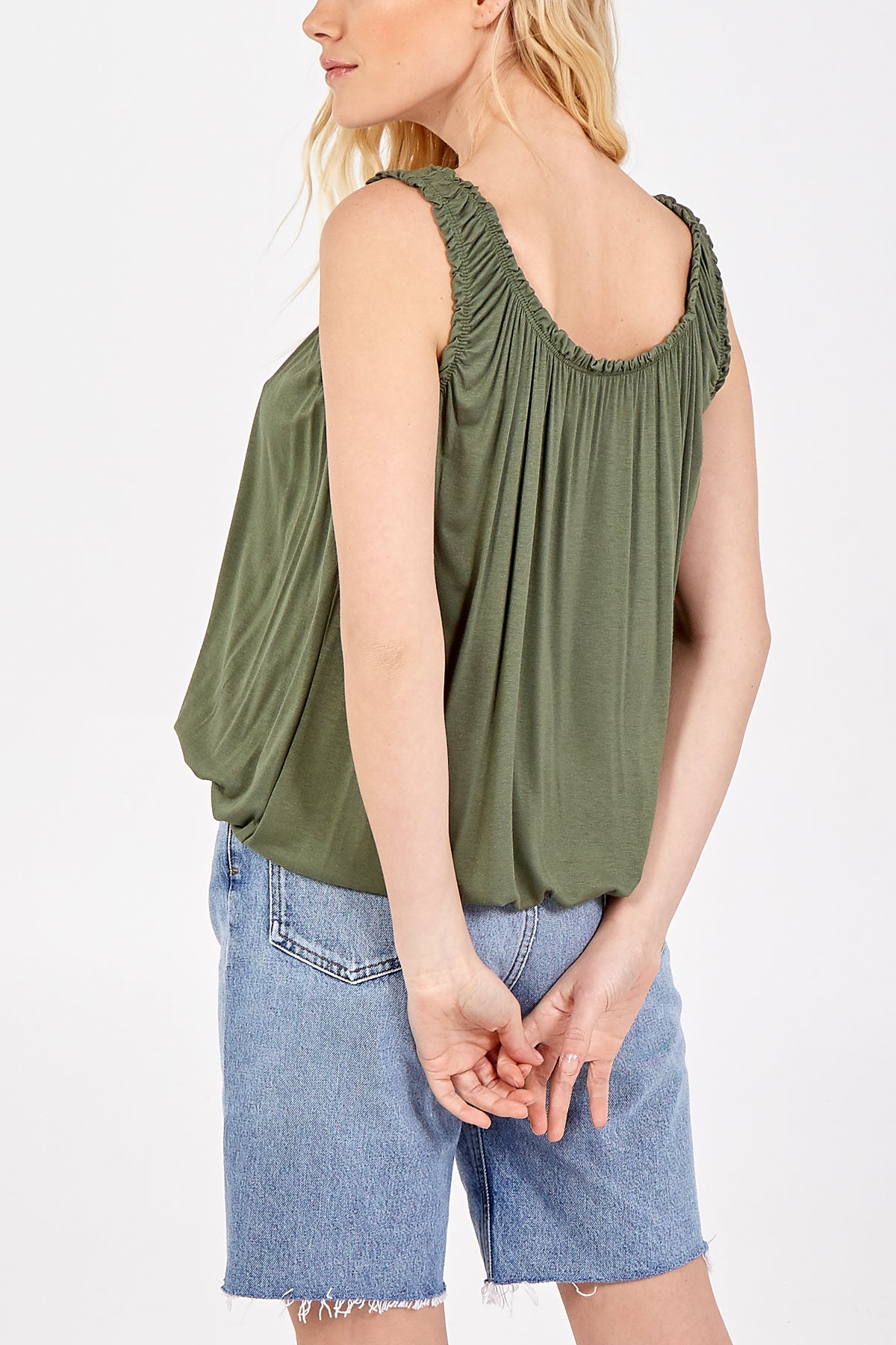 Balloon Frill Vest Top