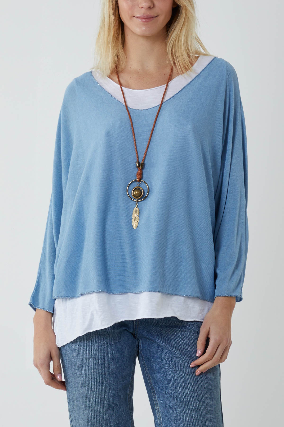 Necklace Double Layer Top