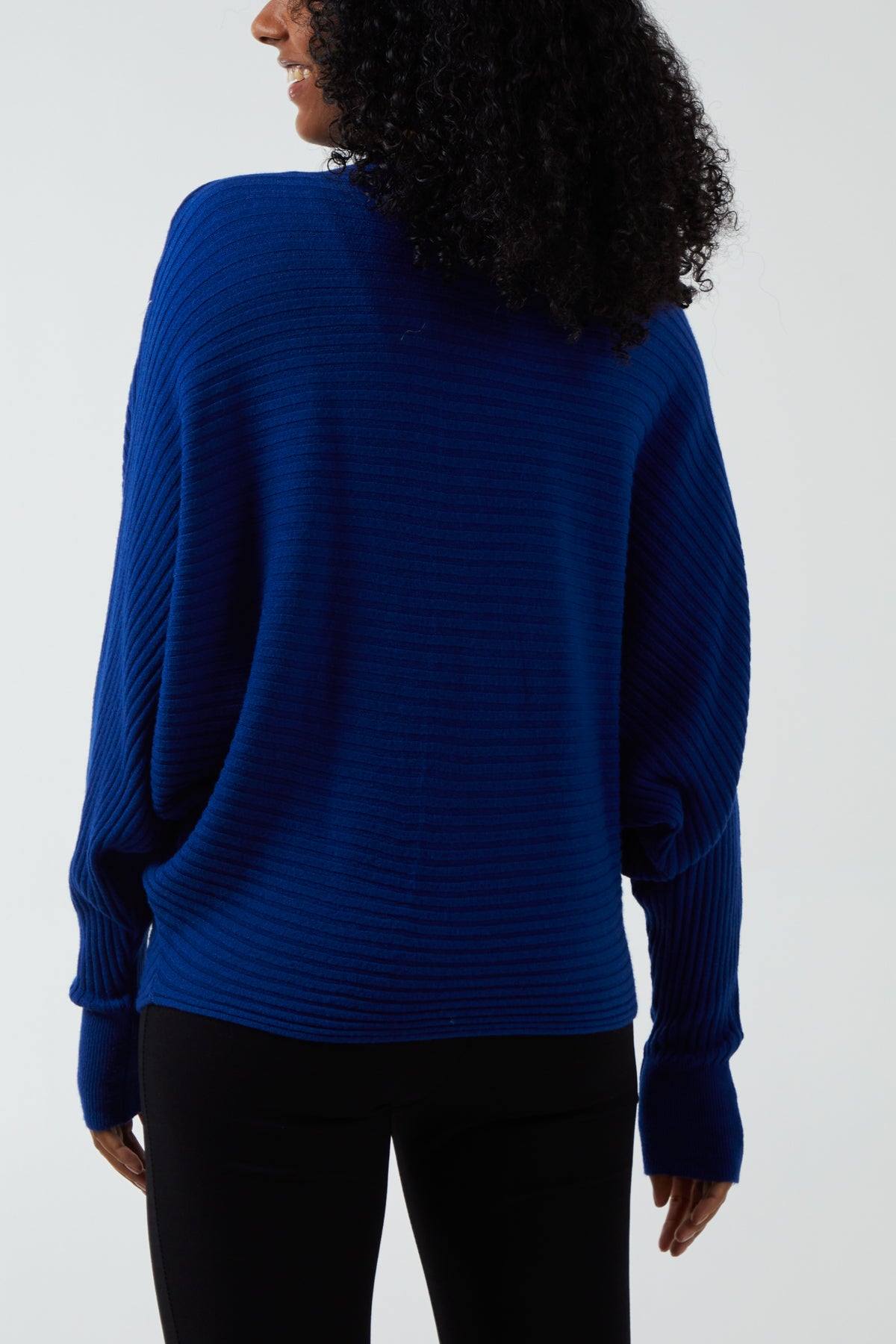 Batwing Ribbed Jumper
