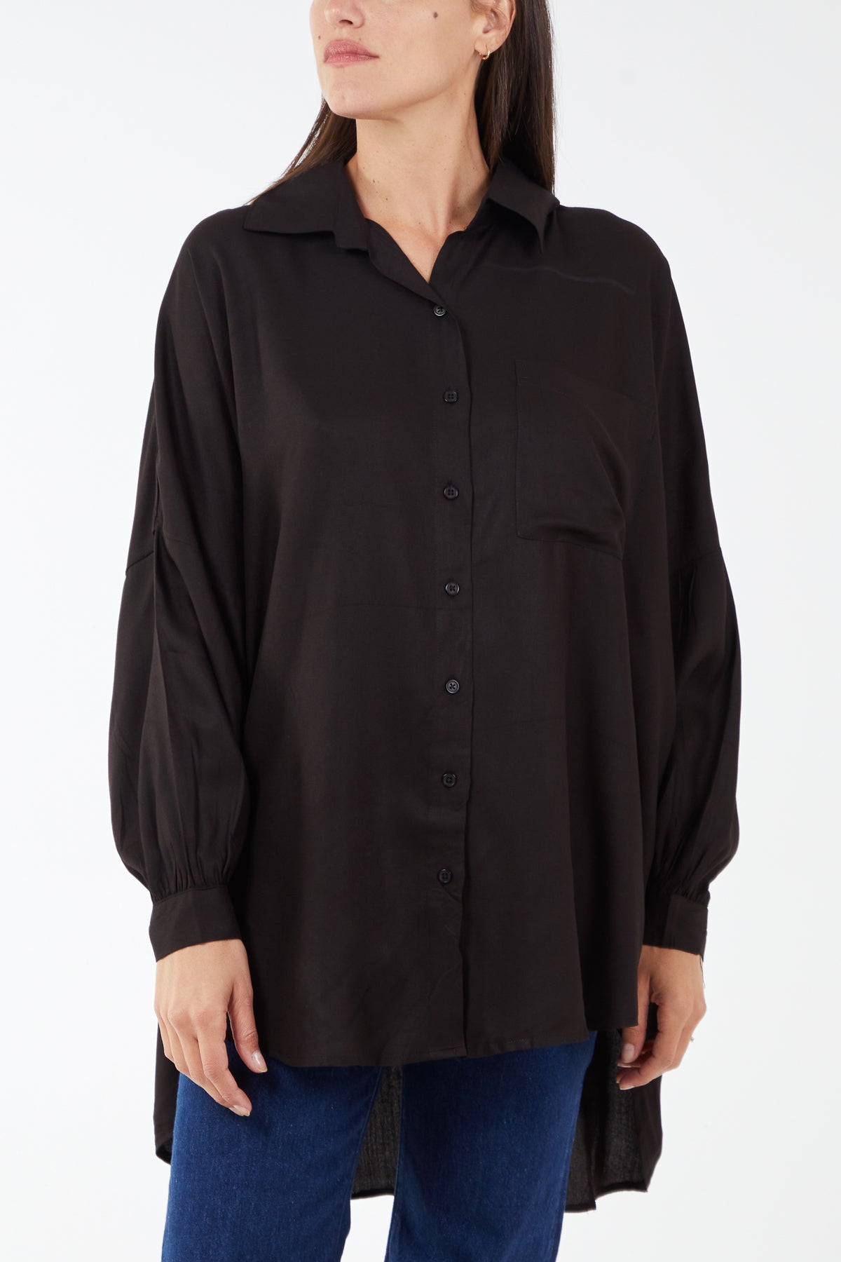 Oversized High Low Shirt