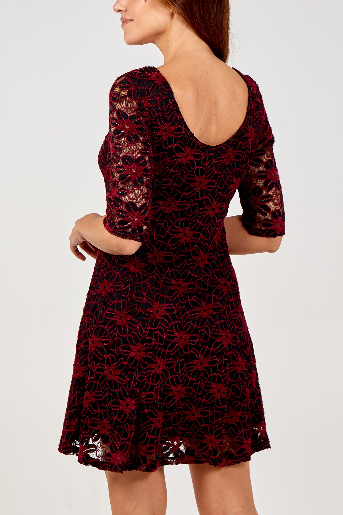 Lace Skater Dress