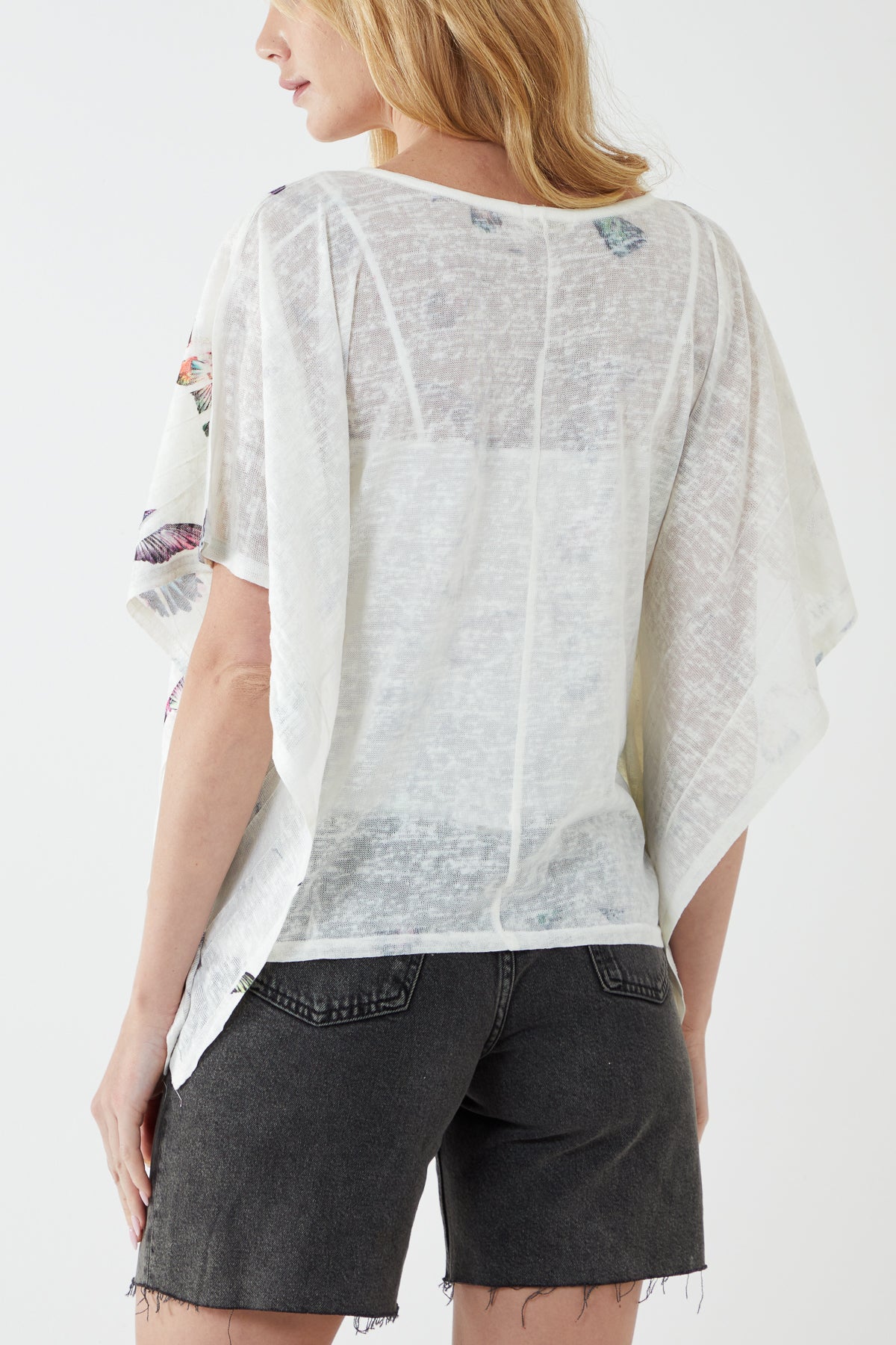 Hummingbird Poncho Top