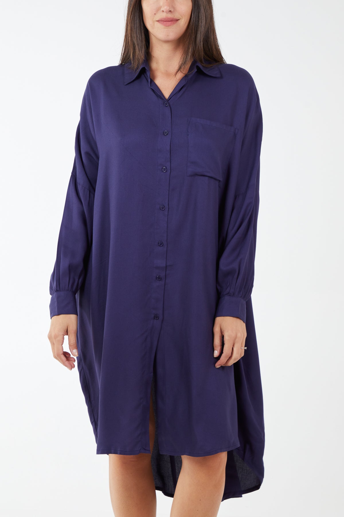 Oversized Shirt Dress