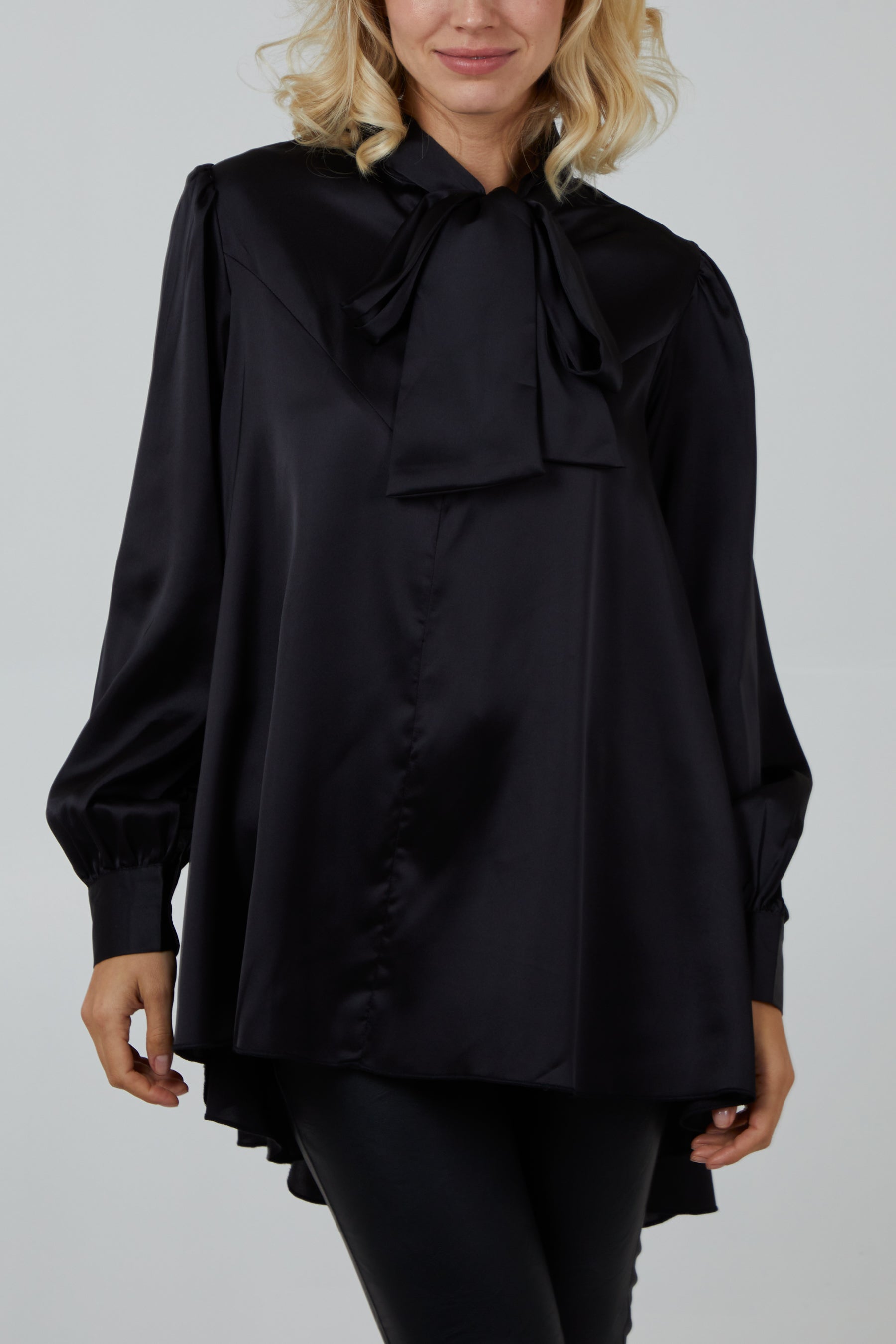 Pussybow Button Through Shirt