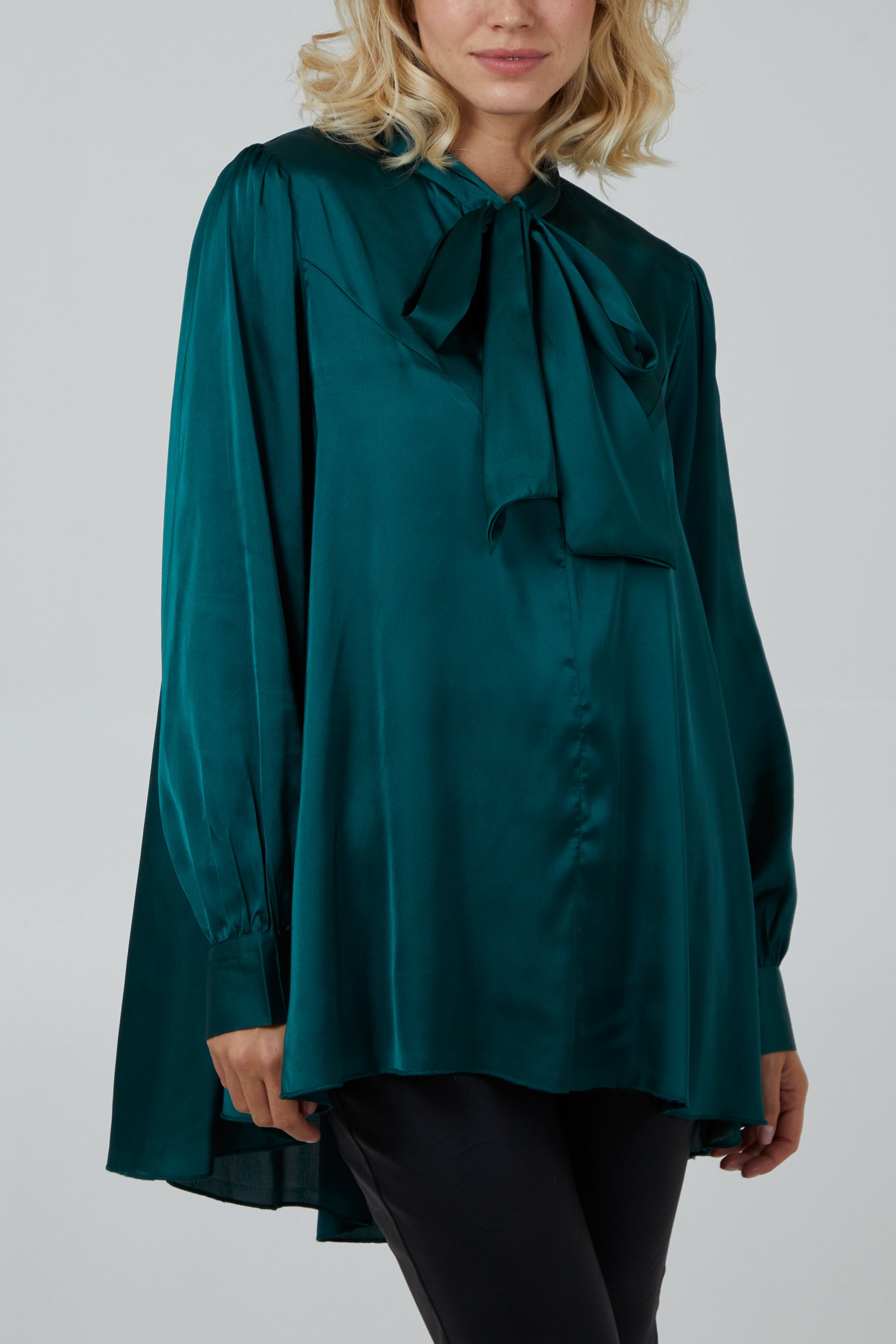 Pussybow Button Through Shirt