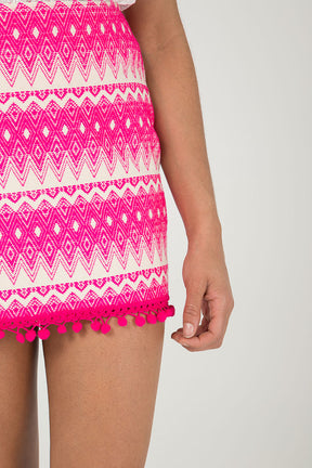 Tapestry Mini Skirt