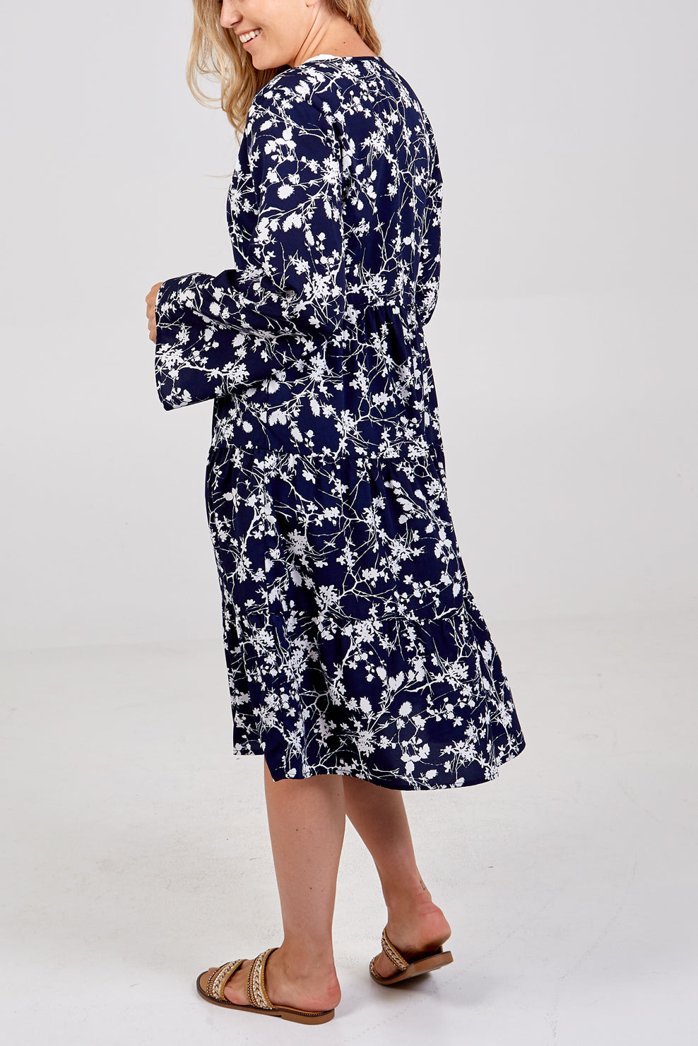 Floral Tie Cardigan