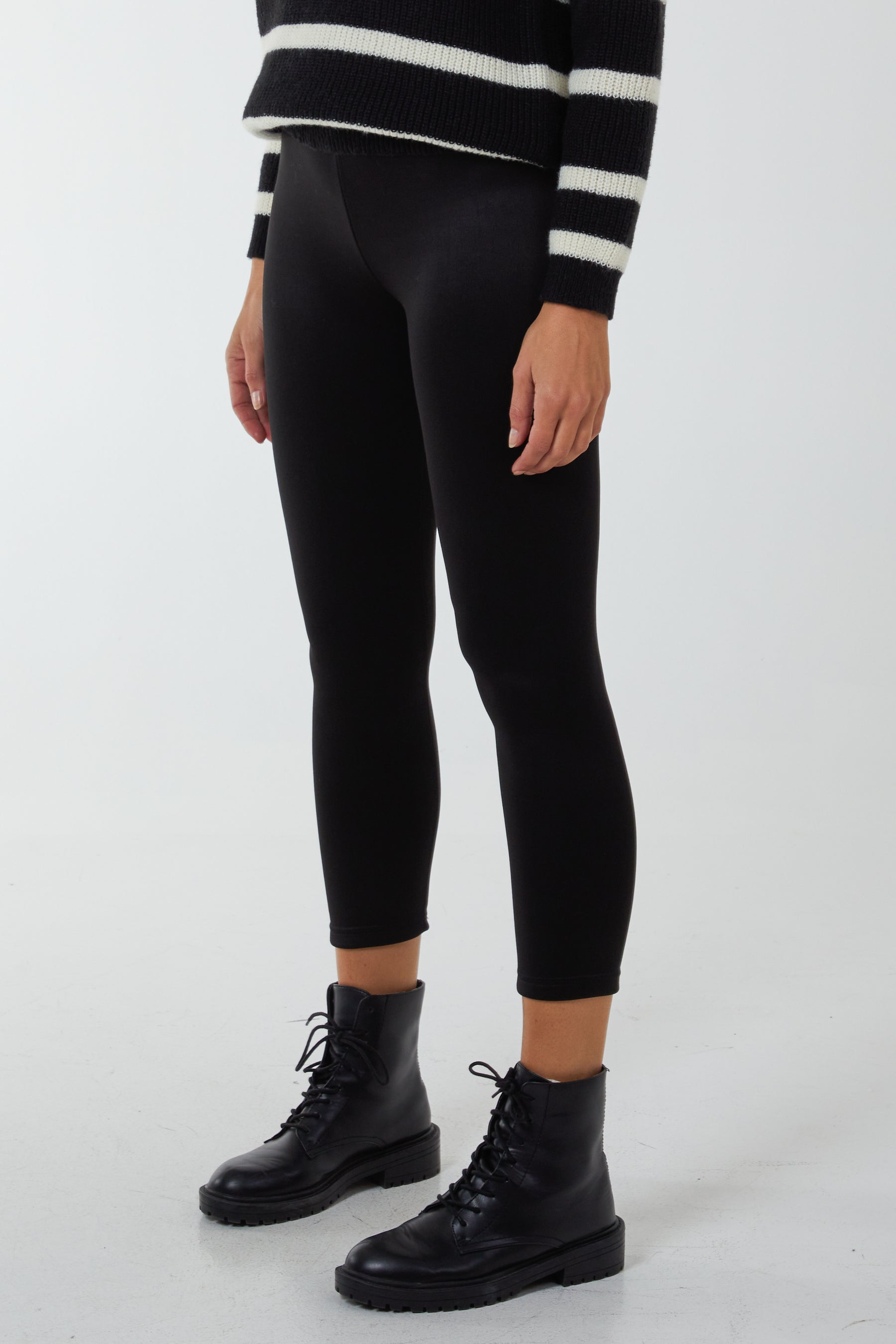 Basic Teddy Fleece Lined Leggings