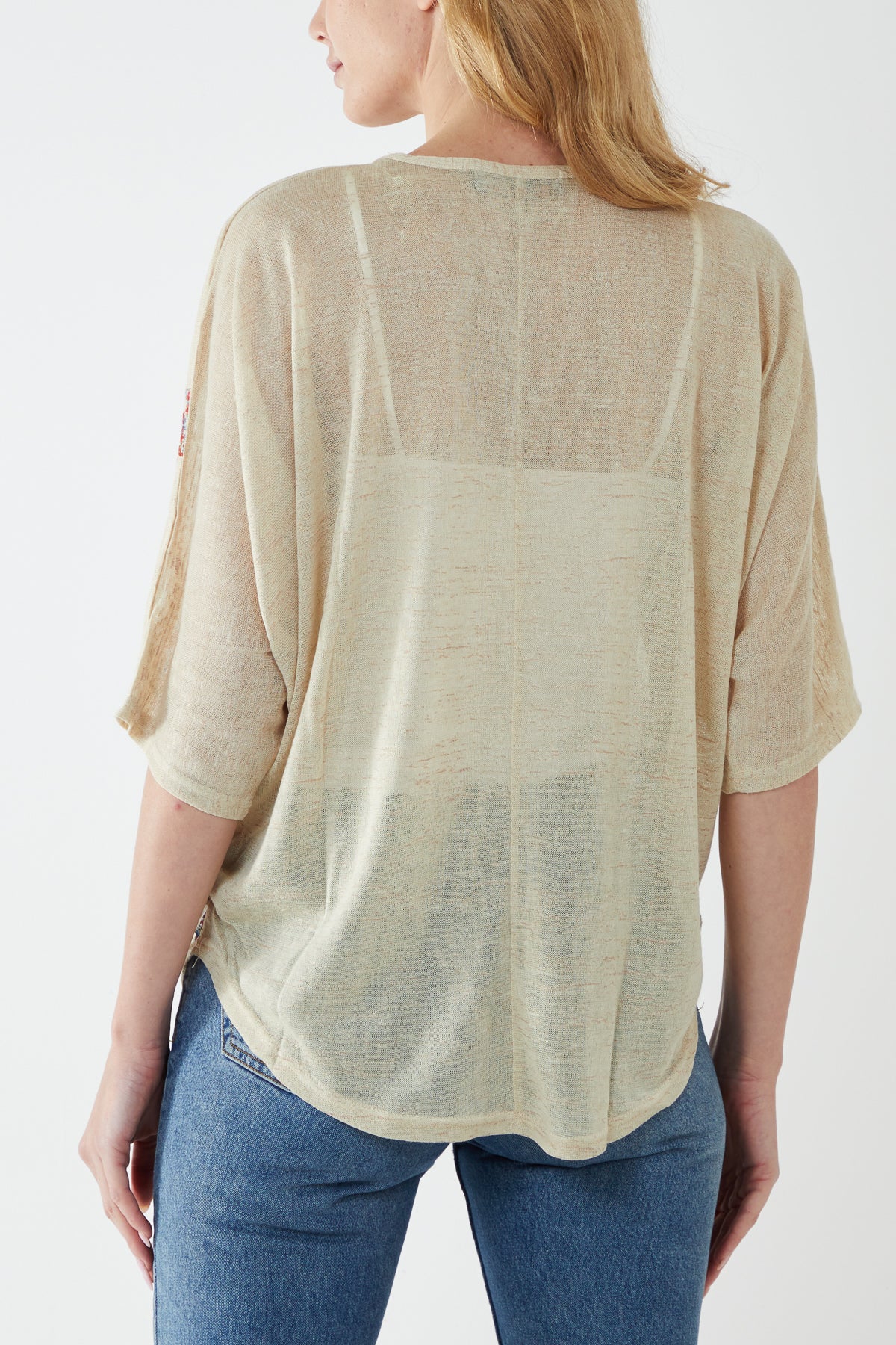 Elephant Print Shoelace Top