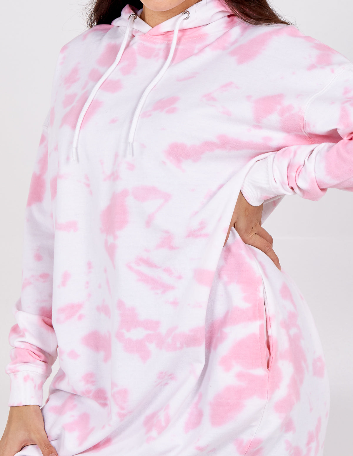 Longline Oversized Tie Dye Hoodie