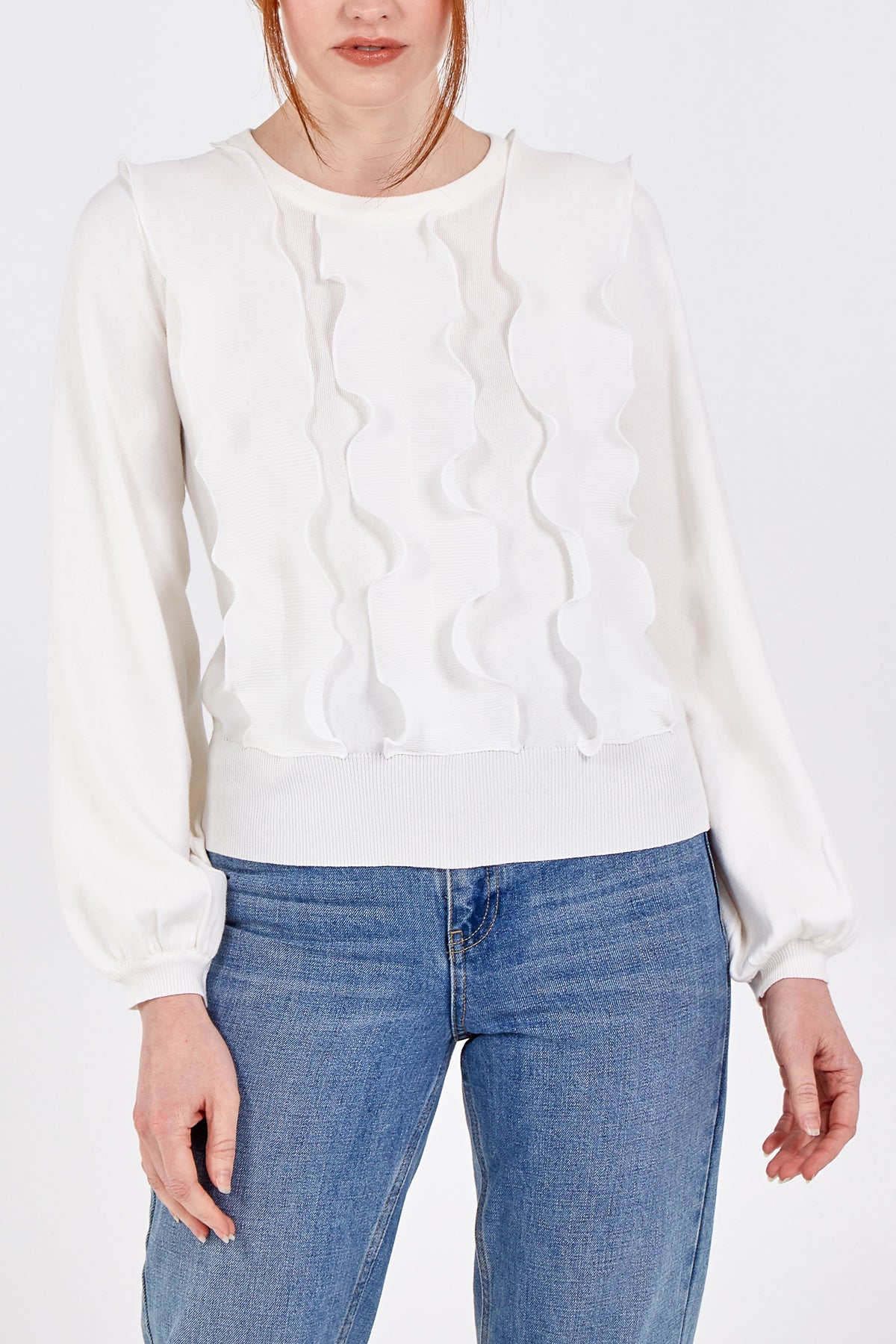 Woven Detail Jumper