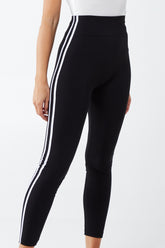 Two Side Stripe Fleece Lined Legging