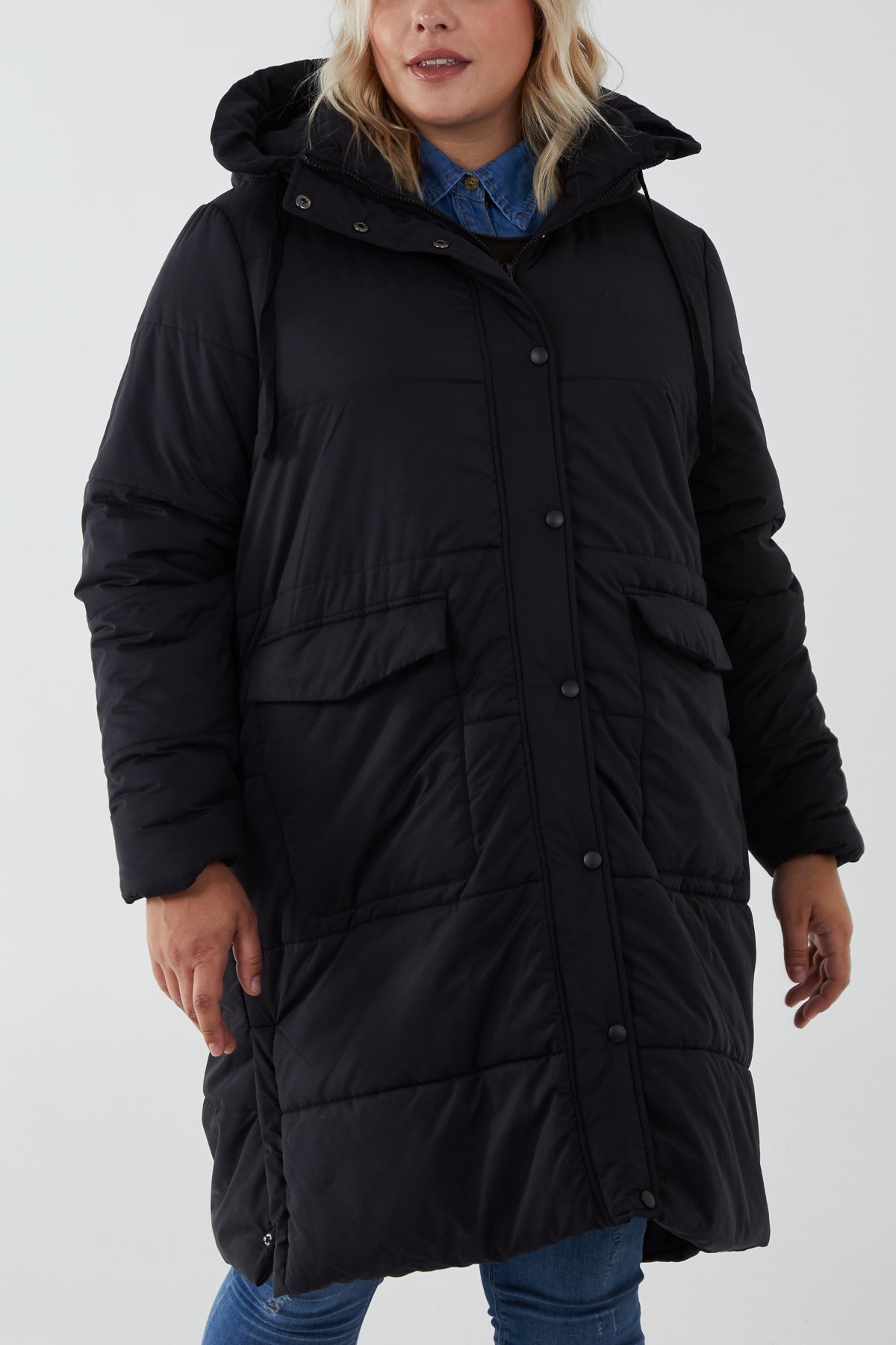 Curve Oversize Longline Puffer Duvet Coat