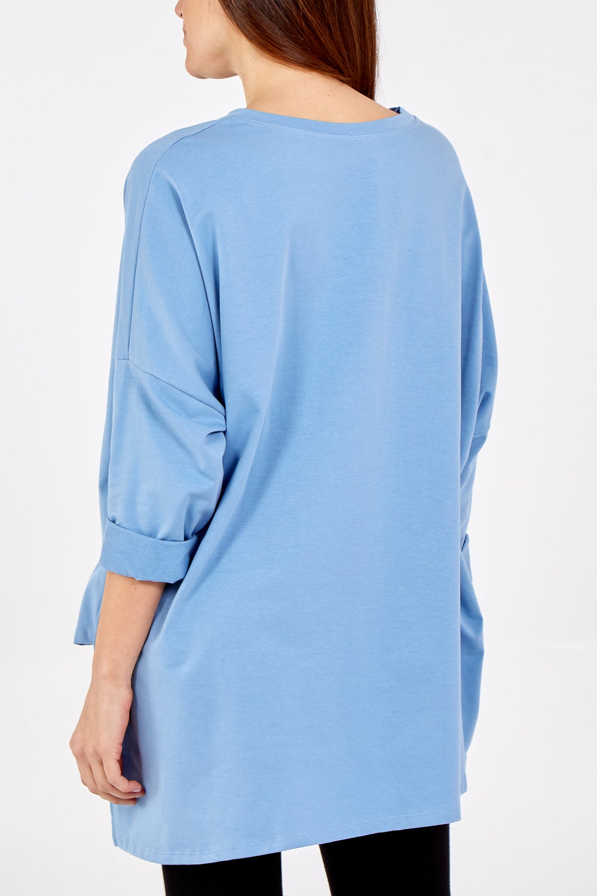 High Low Peace Sign Top