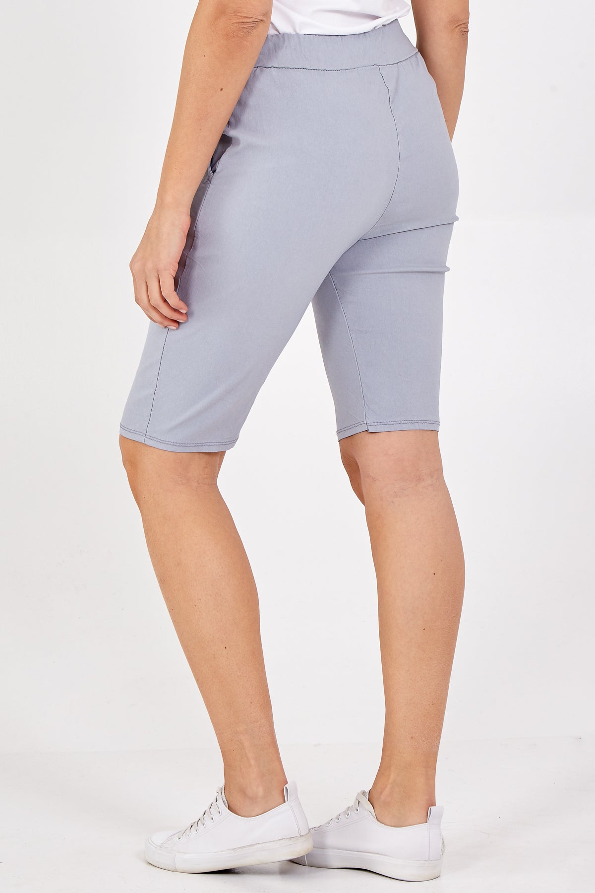 Magic Plain Drawstring Crushed Shorts
