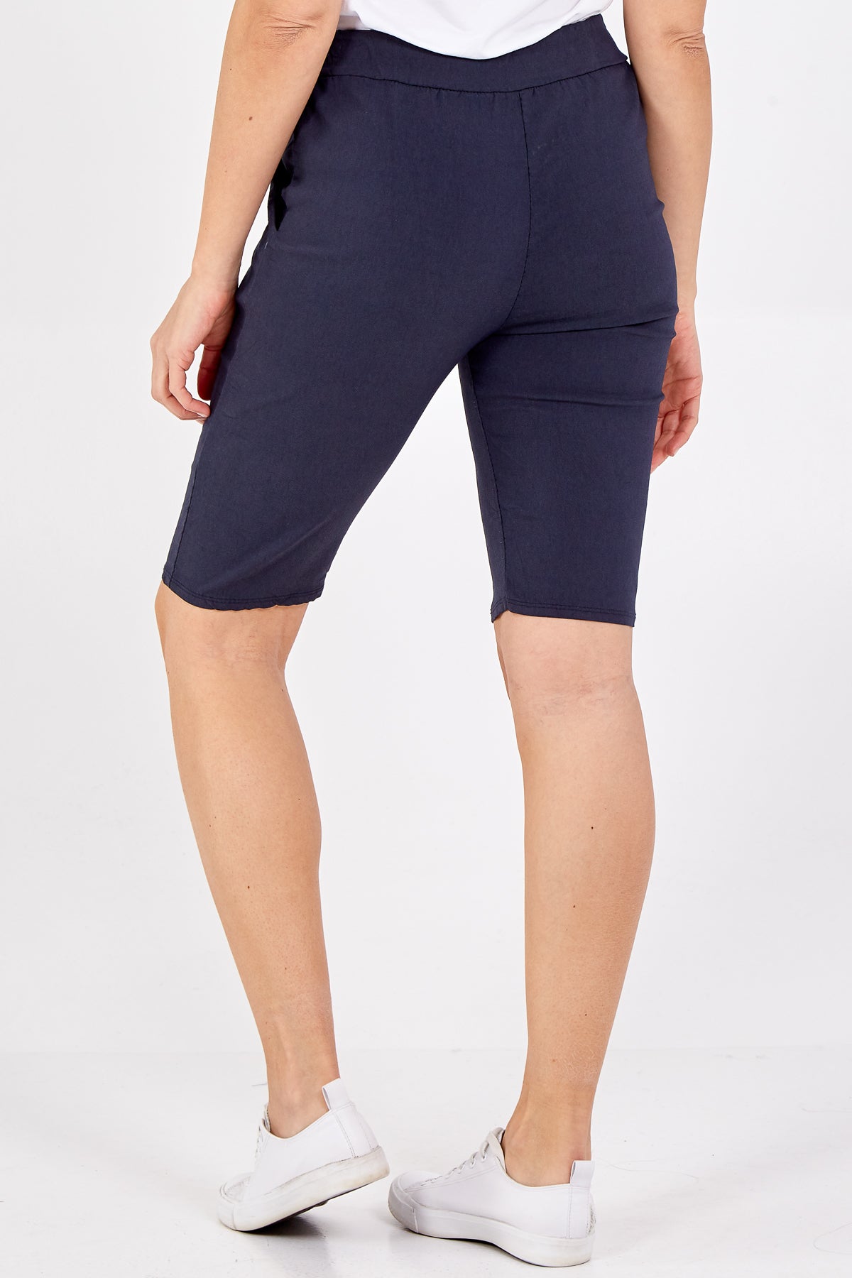 Magic Plain Drawstring Crushed Shorts