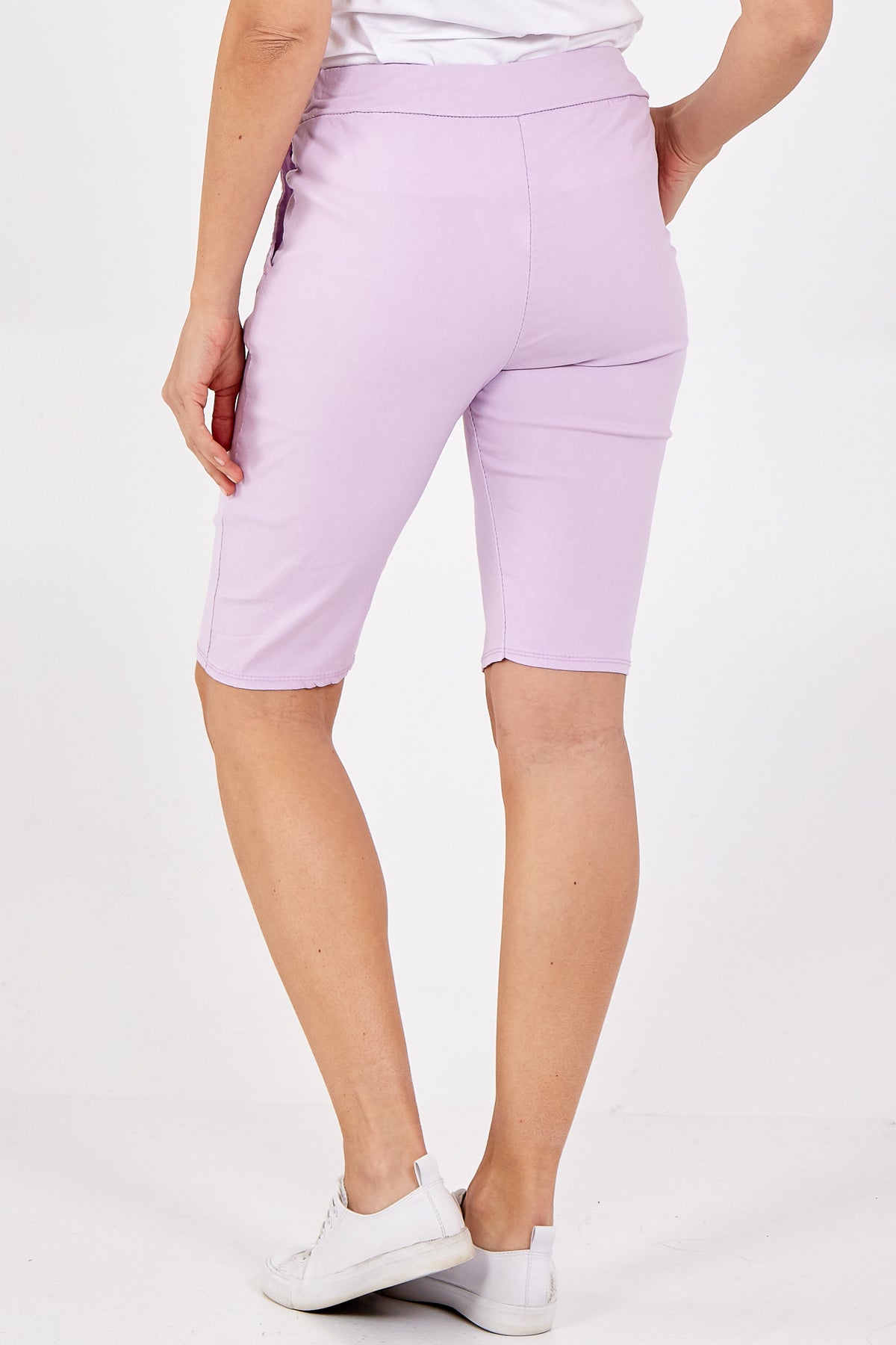 Magic Plain Drawstring Crushed Shorts