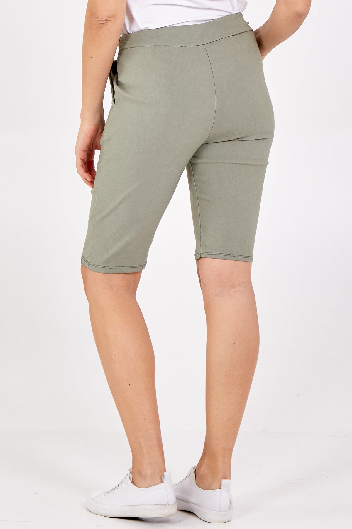 Magic Plain Drawstring Crushed Shorts
