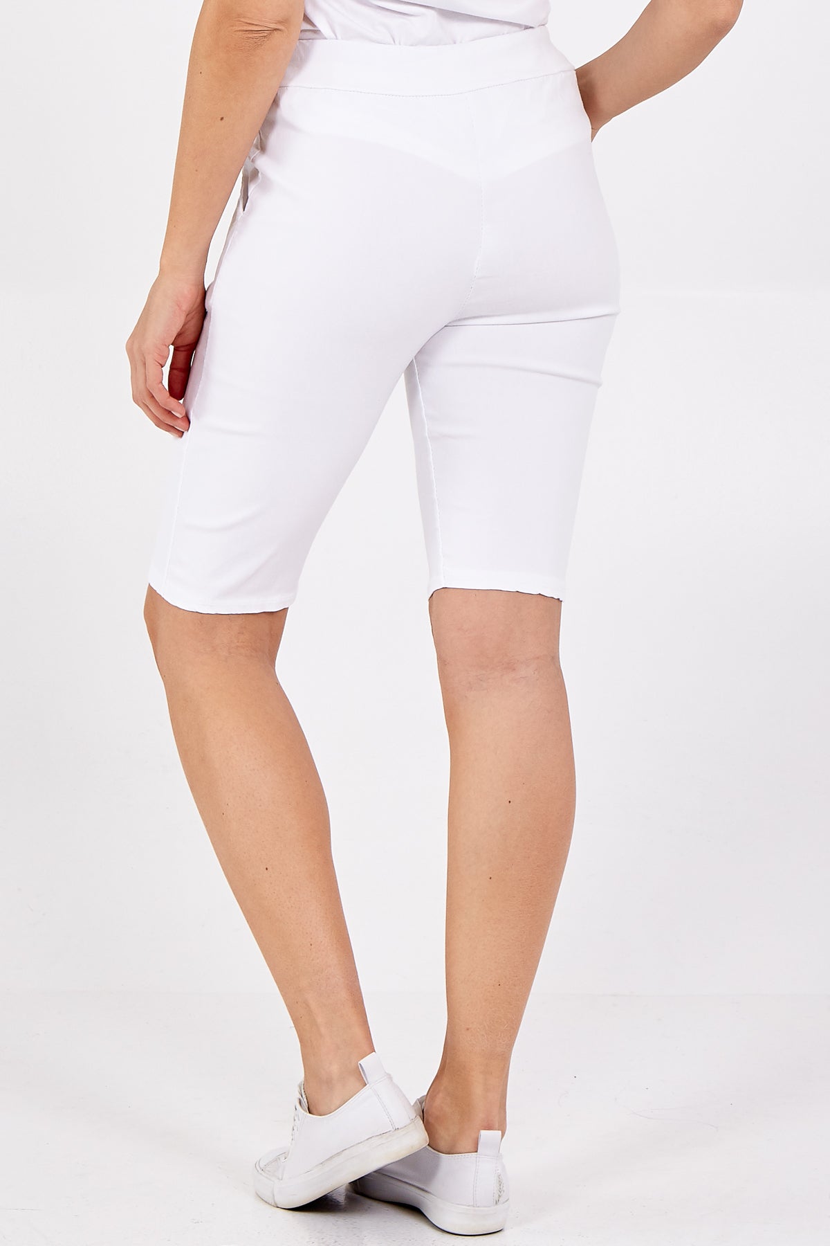 Magic Plain Drawstring Crushed Shorts