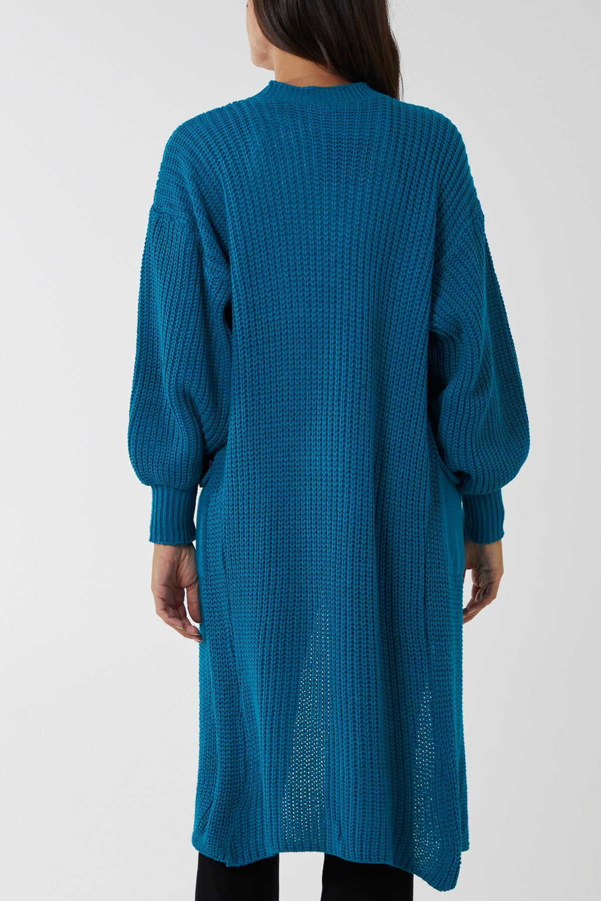 Edge To Edge Knitted Long Cardigan