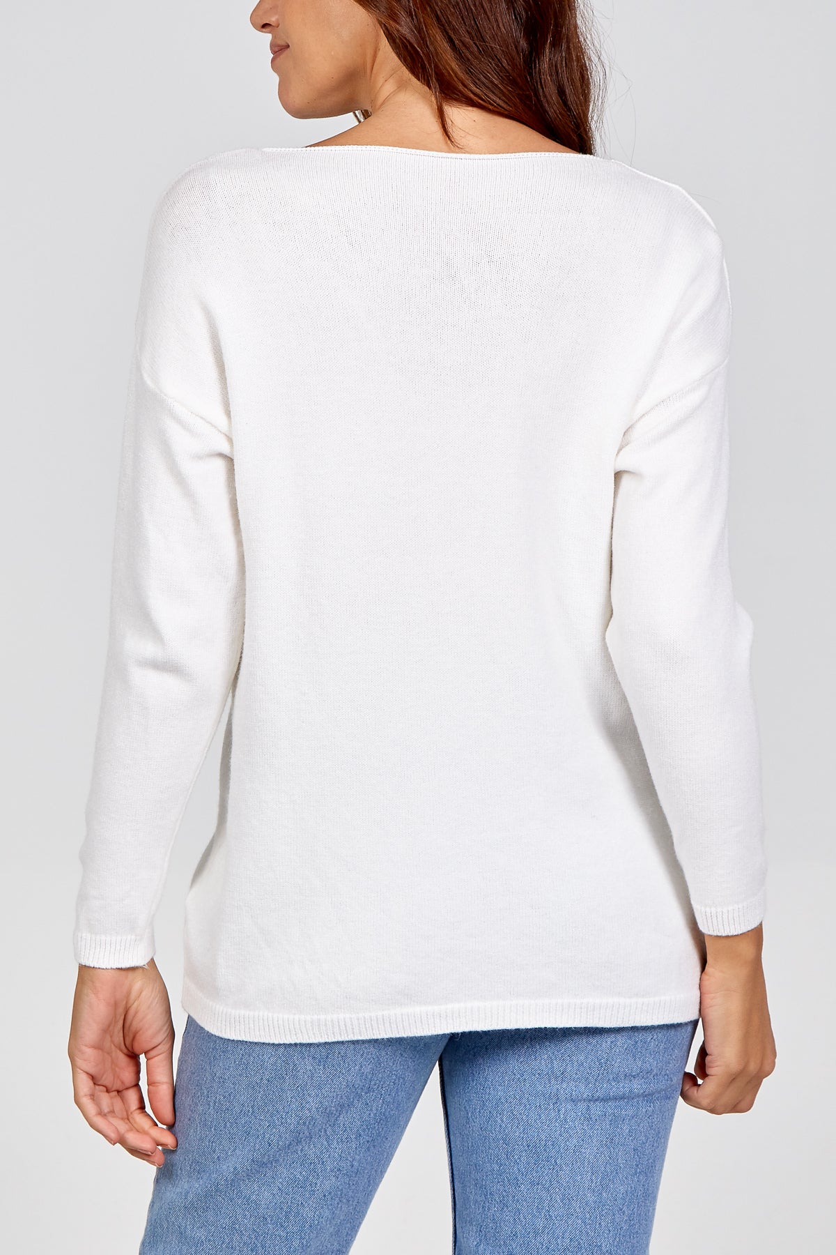 Ribbed Star Jumper